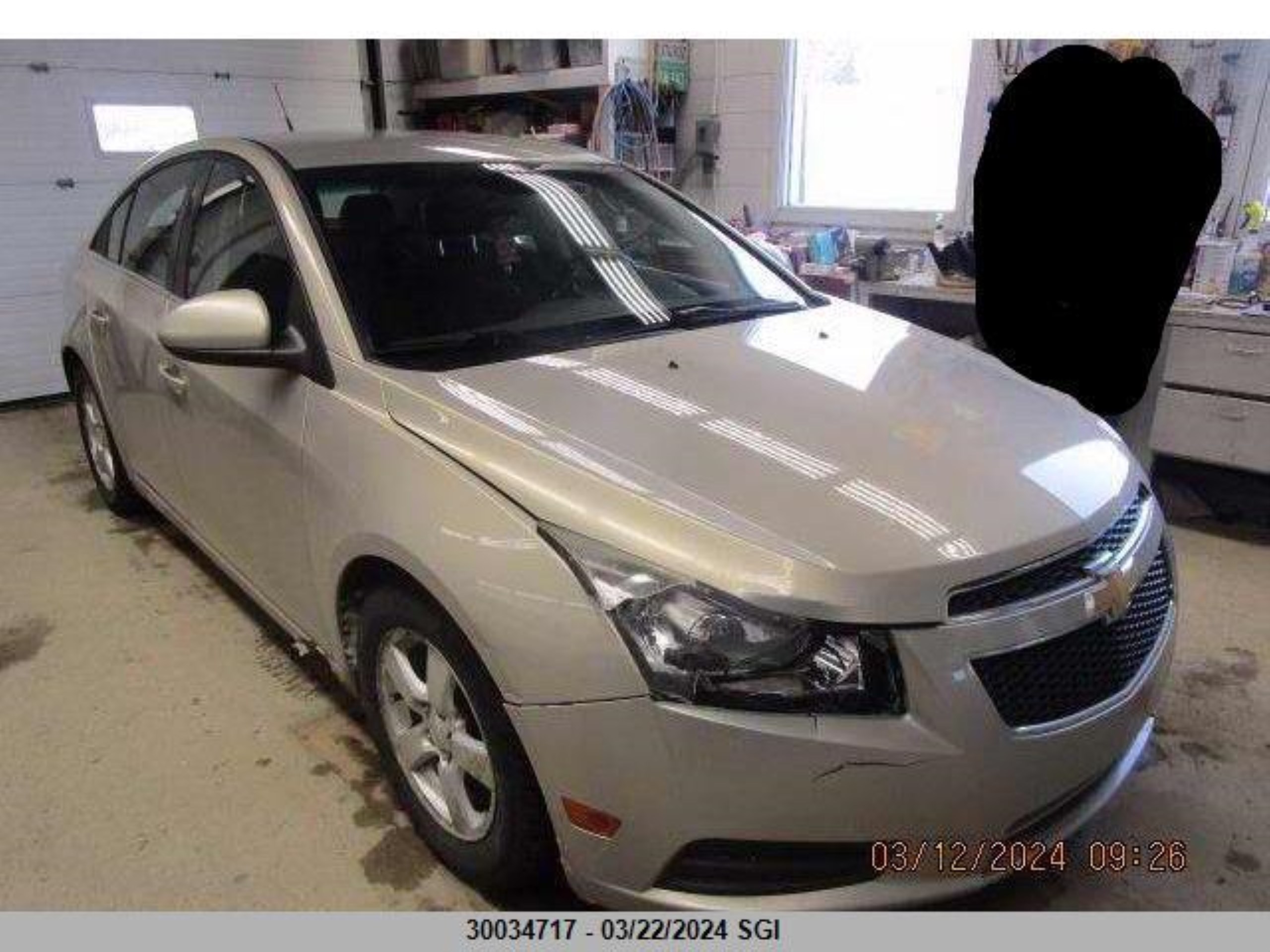 CHEVROLET CRUZE 2012 1g1pg5sc9c7166505