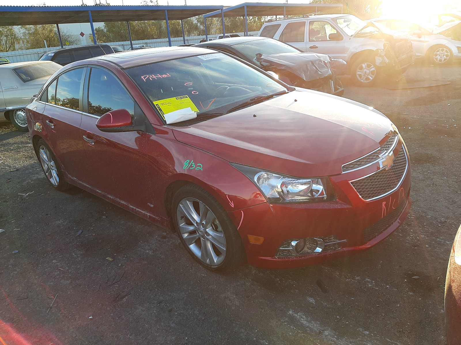 CHEVROLET CRUZE LTZ 2011 1g1ph5s93b7212717