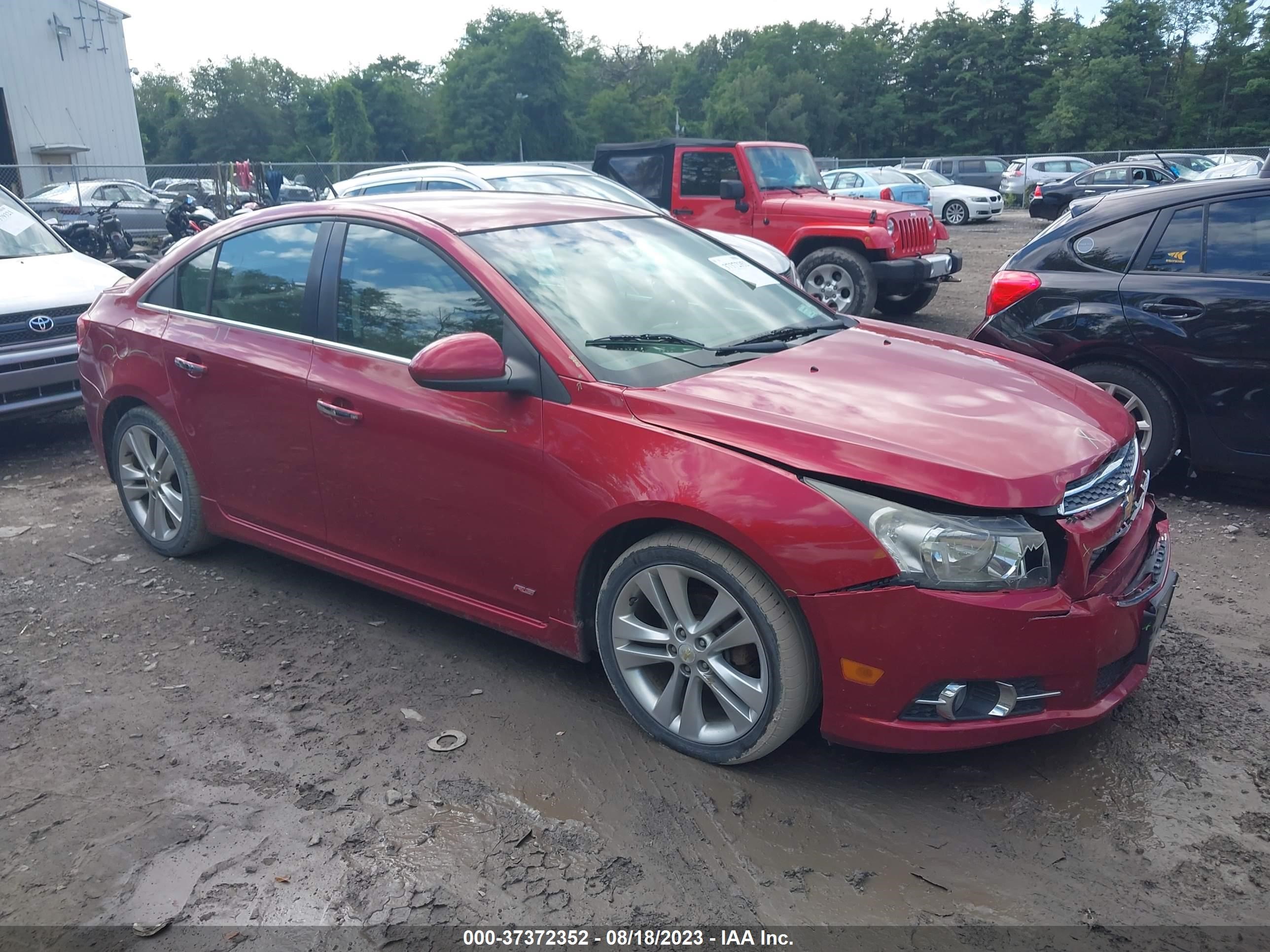 CHEVROLET CRUZE 2011 1g1ph5s99b7161840