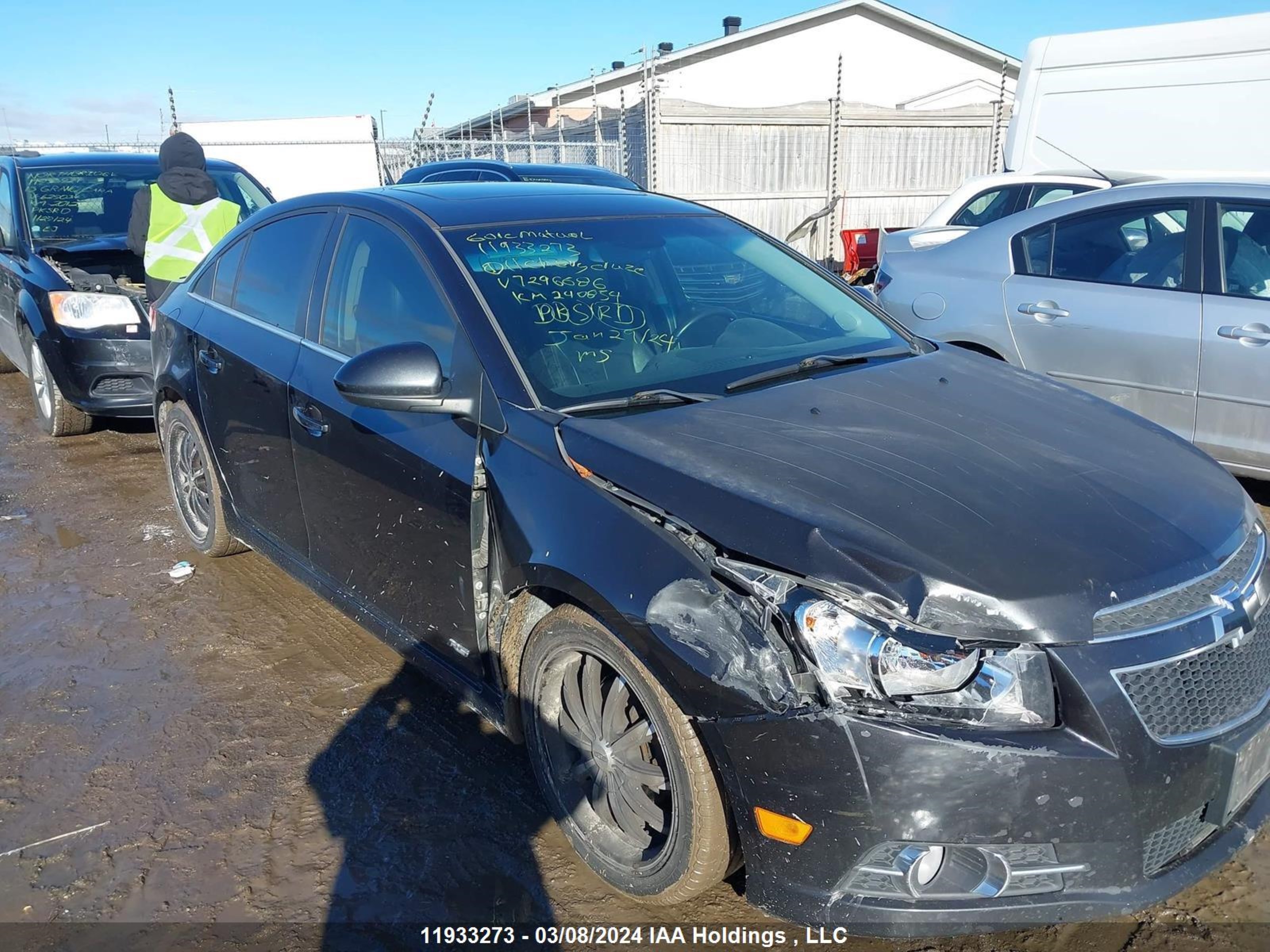 CHEVROLET CRUZE 2011 1g1ph5s99b7296686