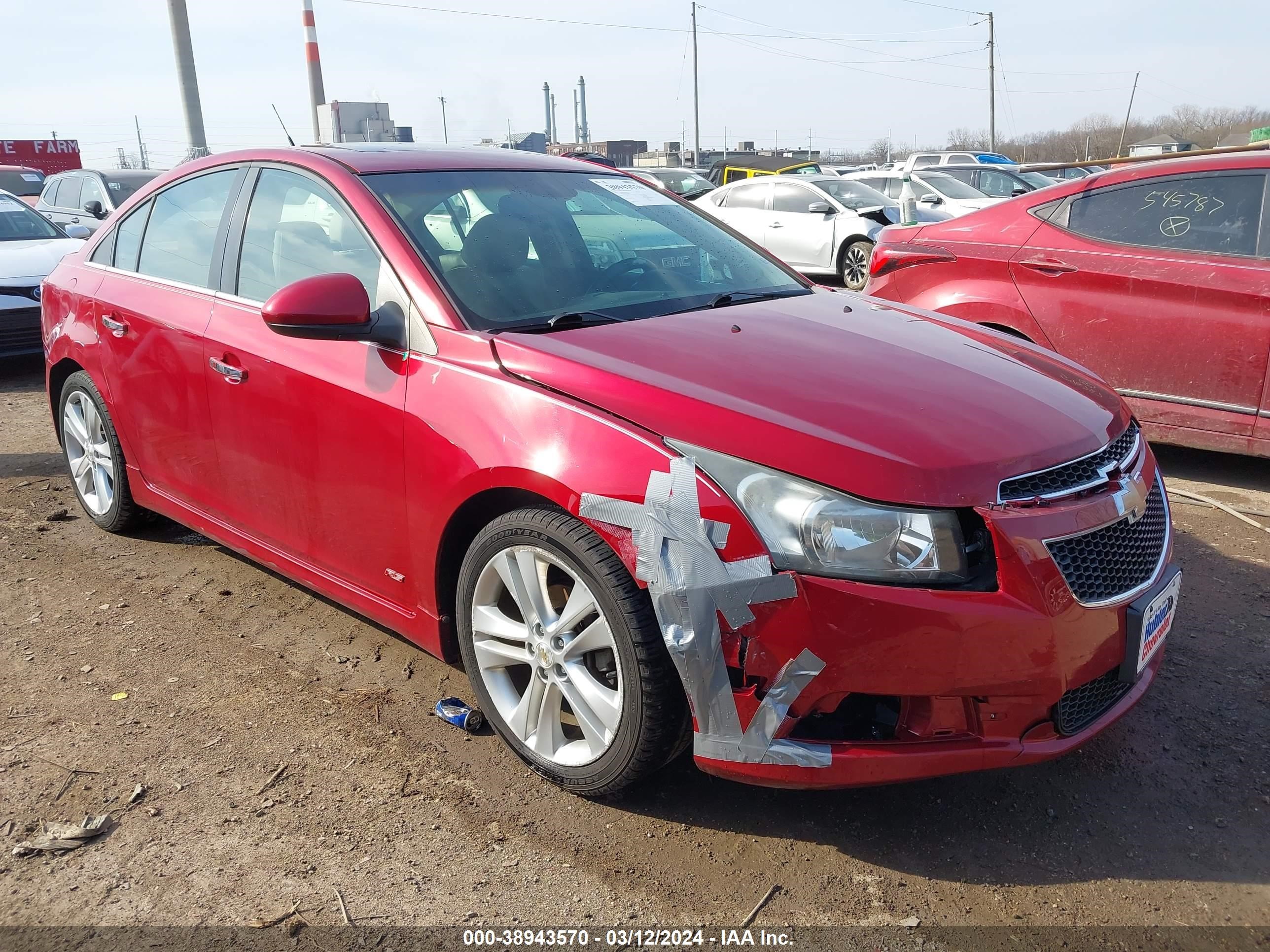 CHEVROLET CRUZE 2012 1g1ph5sc7c7139655