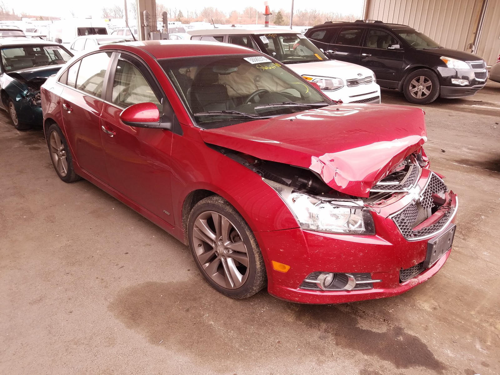 CHEVROLET CRUZE LTZ 2012 1g1ph5sc7c7267605