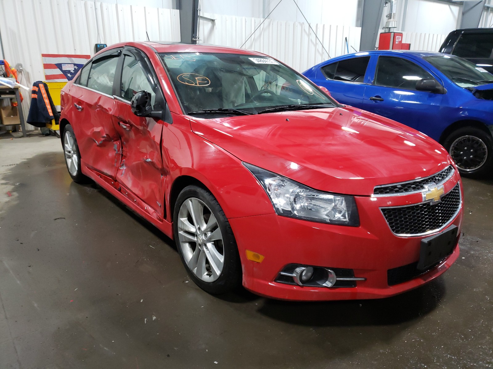 CHEVROLET CRUZE LTZ 2012 1g1ph5scxc7360859