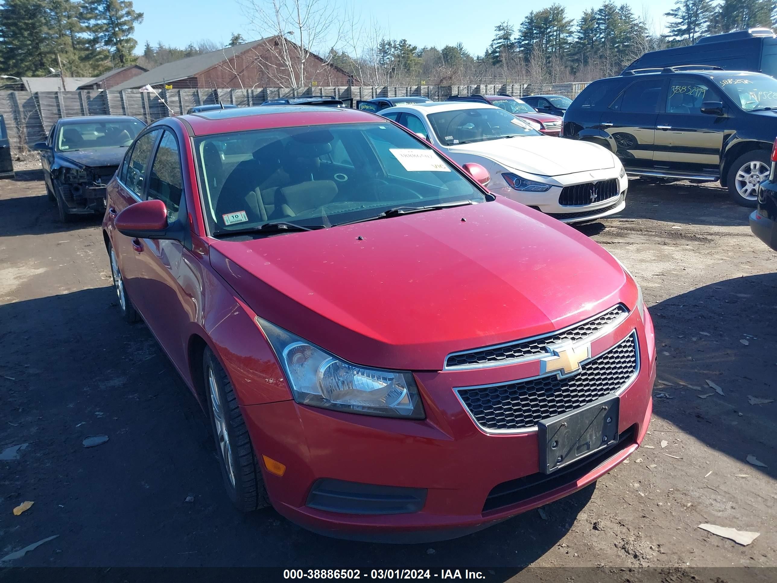 CHEVROLET CRUZE 2012 1g1pj5sc7c7367451