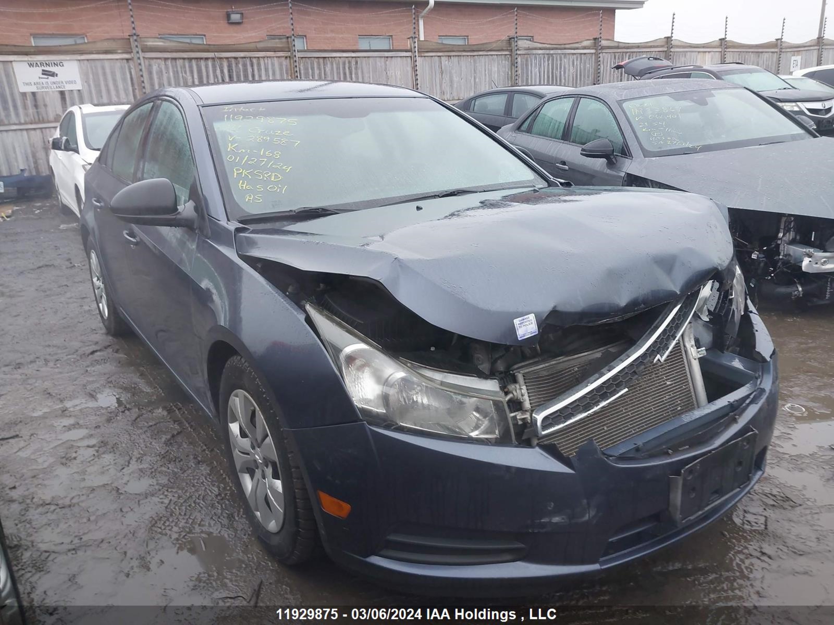 CHEVROLET CRUZE 2014 1g1pl5sh2e7289587