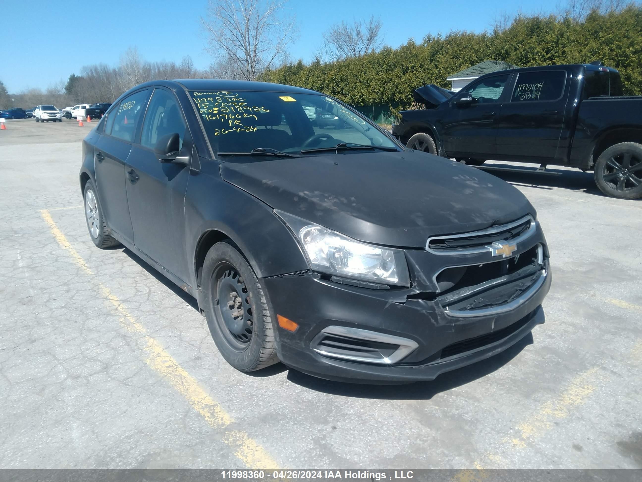 CHEVROLET CRUZE 2015 1g1pl5sh4f7218926