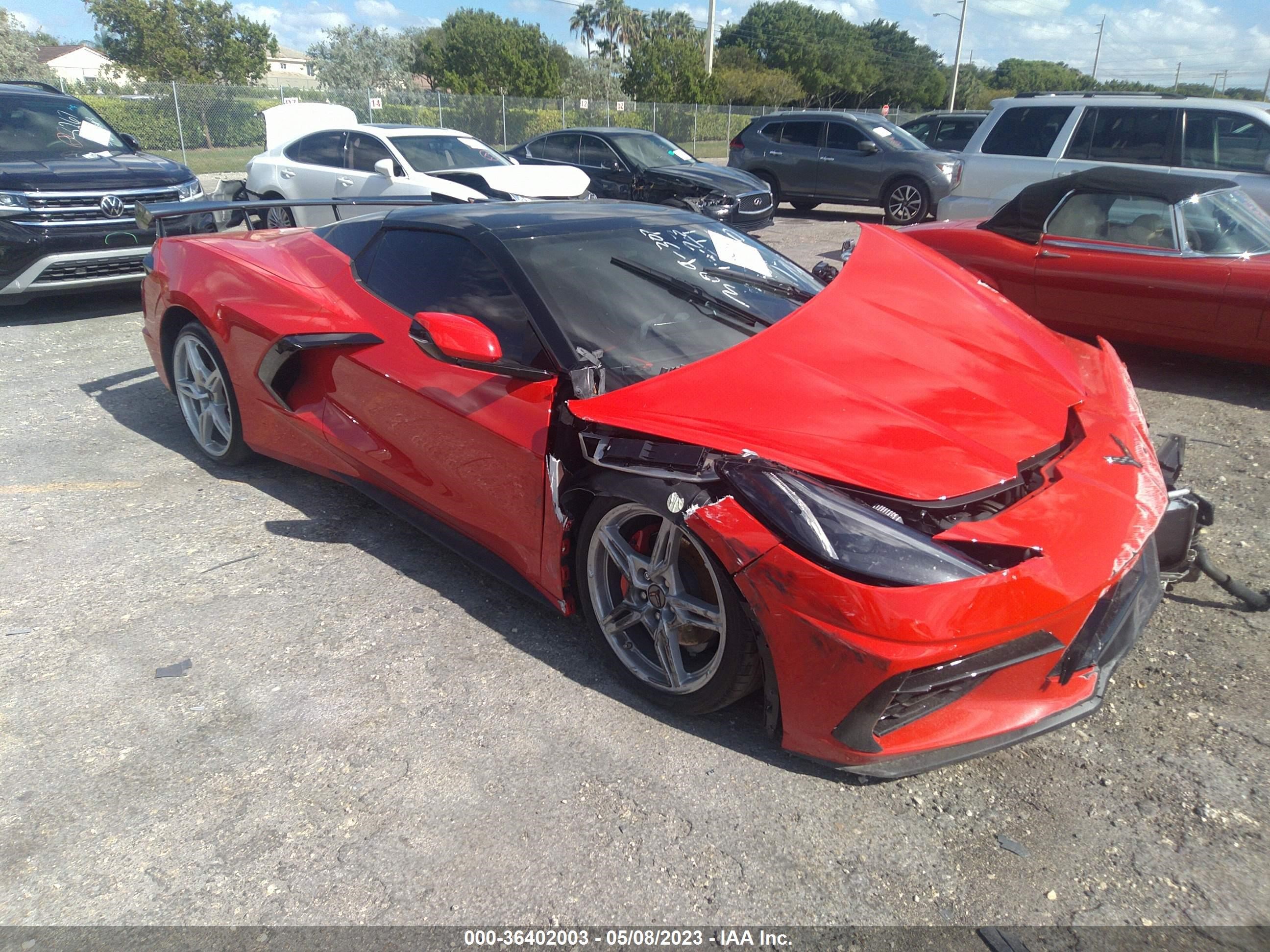 CHEVROLET CORVETTE 2022 1g1yb3d48n5111930