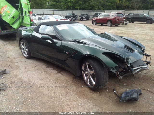 CHEVROLET CORVETTE STINGRAY 2014 1g1yf3d74e5120333