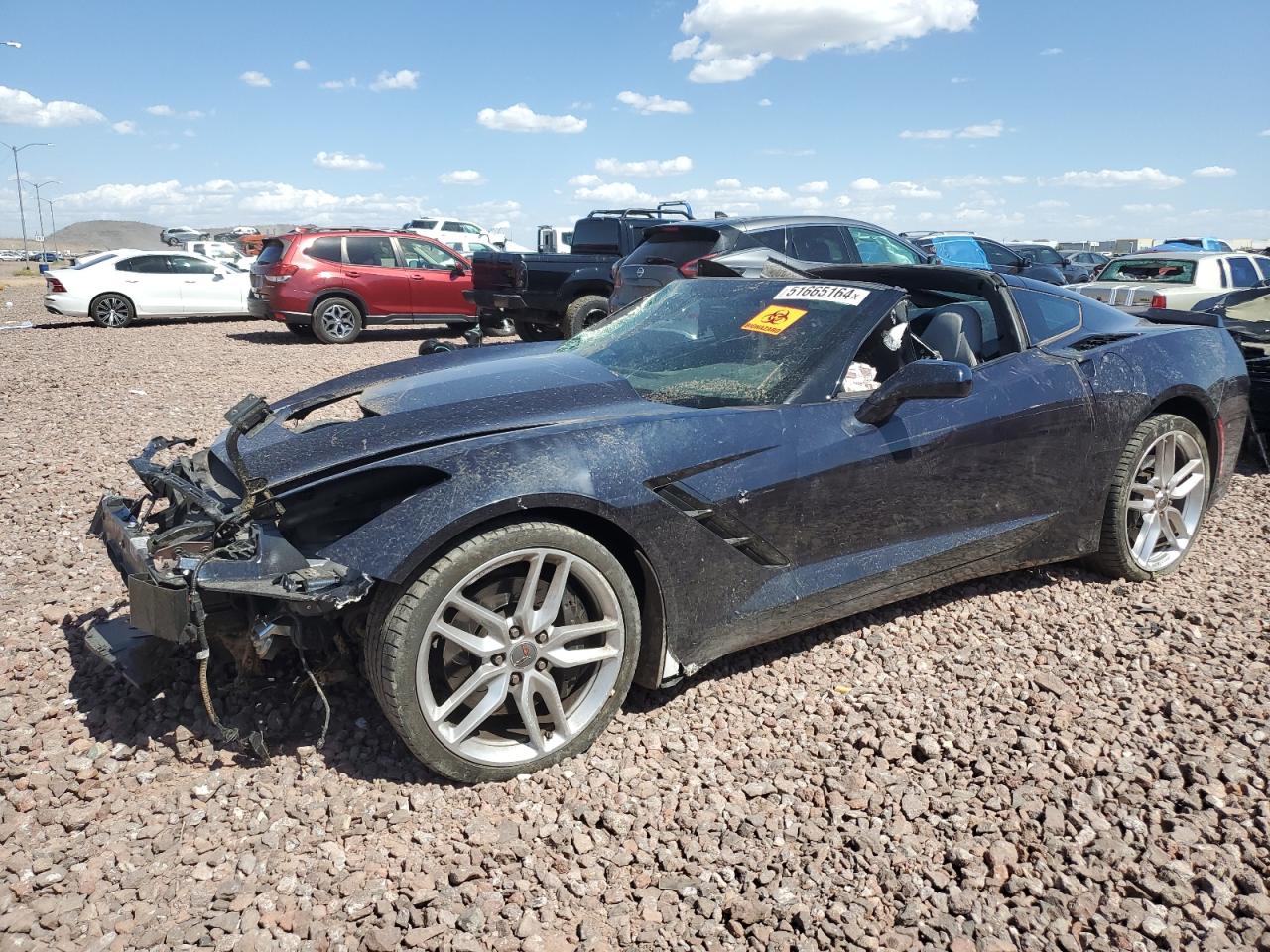 CHEVROLET CORVETTE 2015 1g1yg2d70f5118023