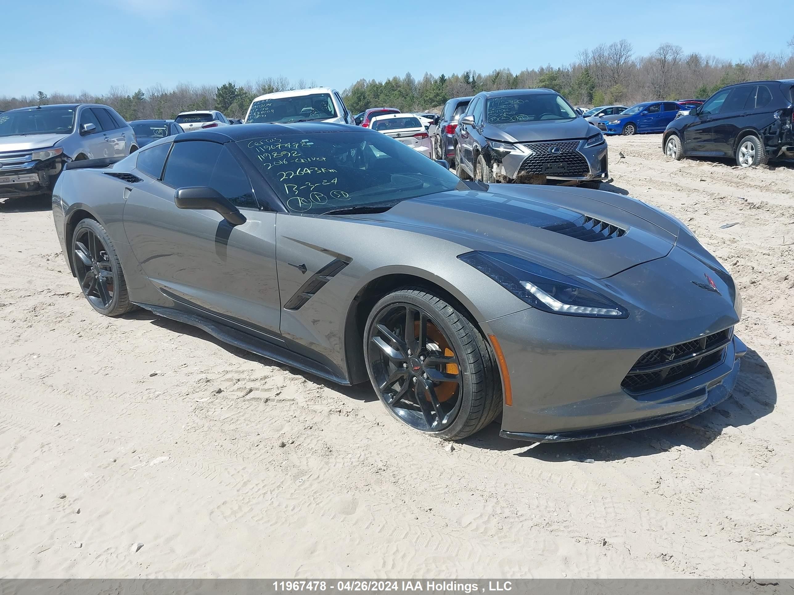 CHEVROLET CORVETTE 2016 1g1yk2d71g5119892