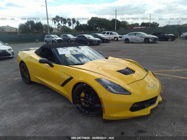 CHEVROLET CORVETTE STINGRAY 2014 1g1yk3d71e5109902