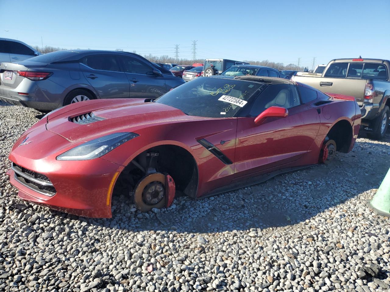 CHEVROLET CORVETTE 2014 1g1ym2d79e5102457