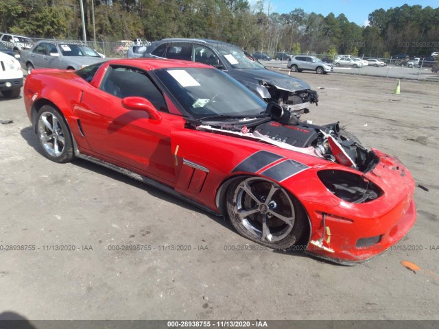 CHEVROLET CORVETTE 2013 1g1yr2dw7d5106546