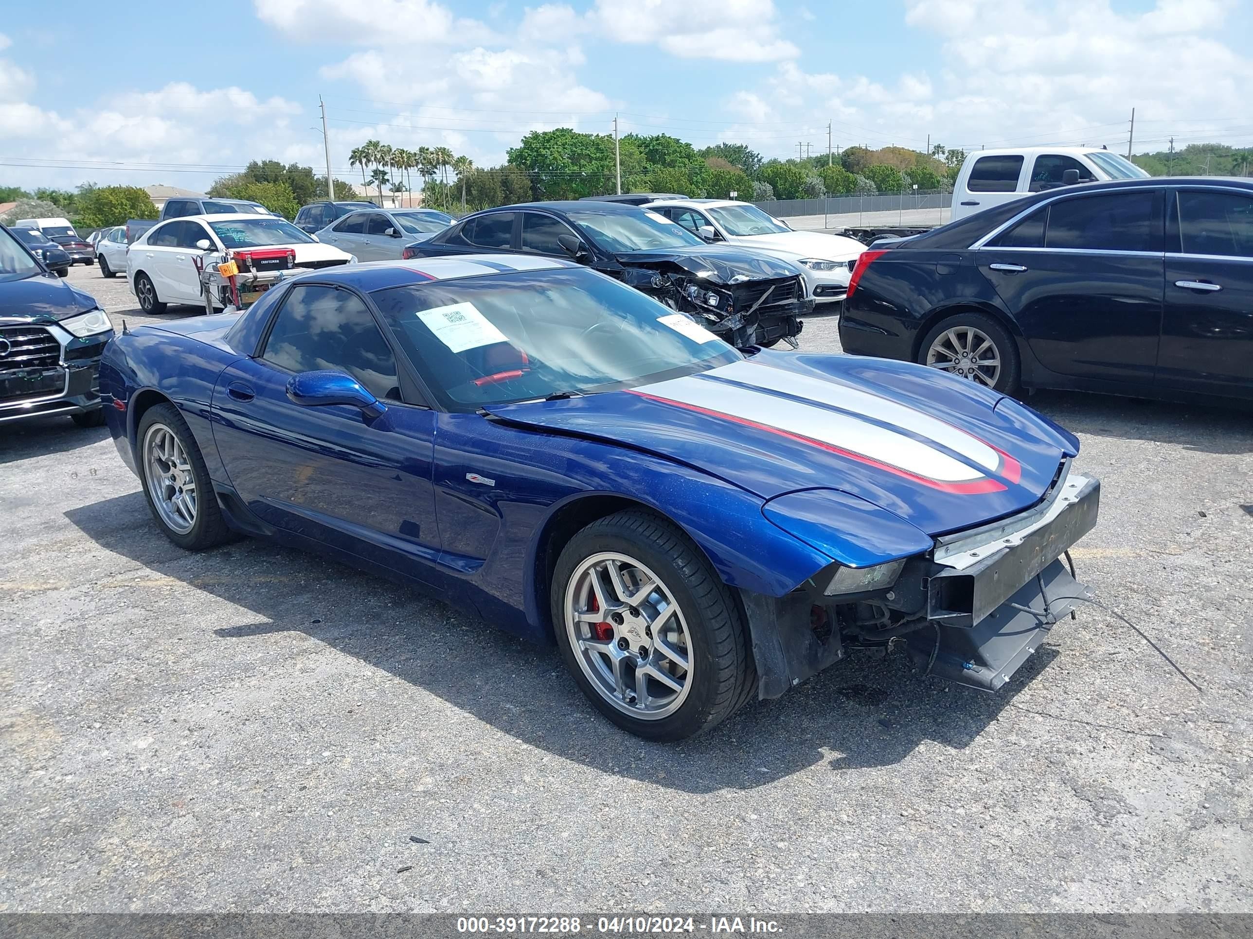 CHEVROLET CORVETTE 2004 1g1yy12s345122918