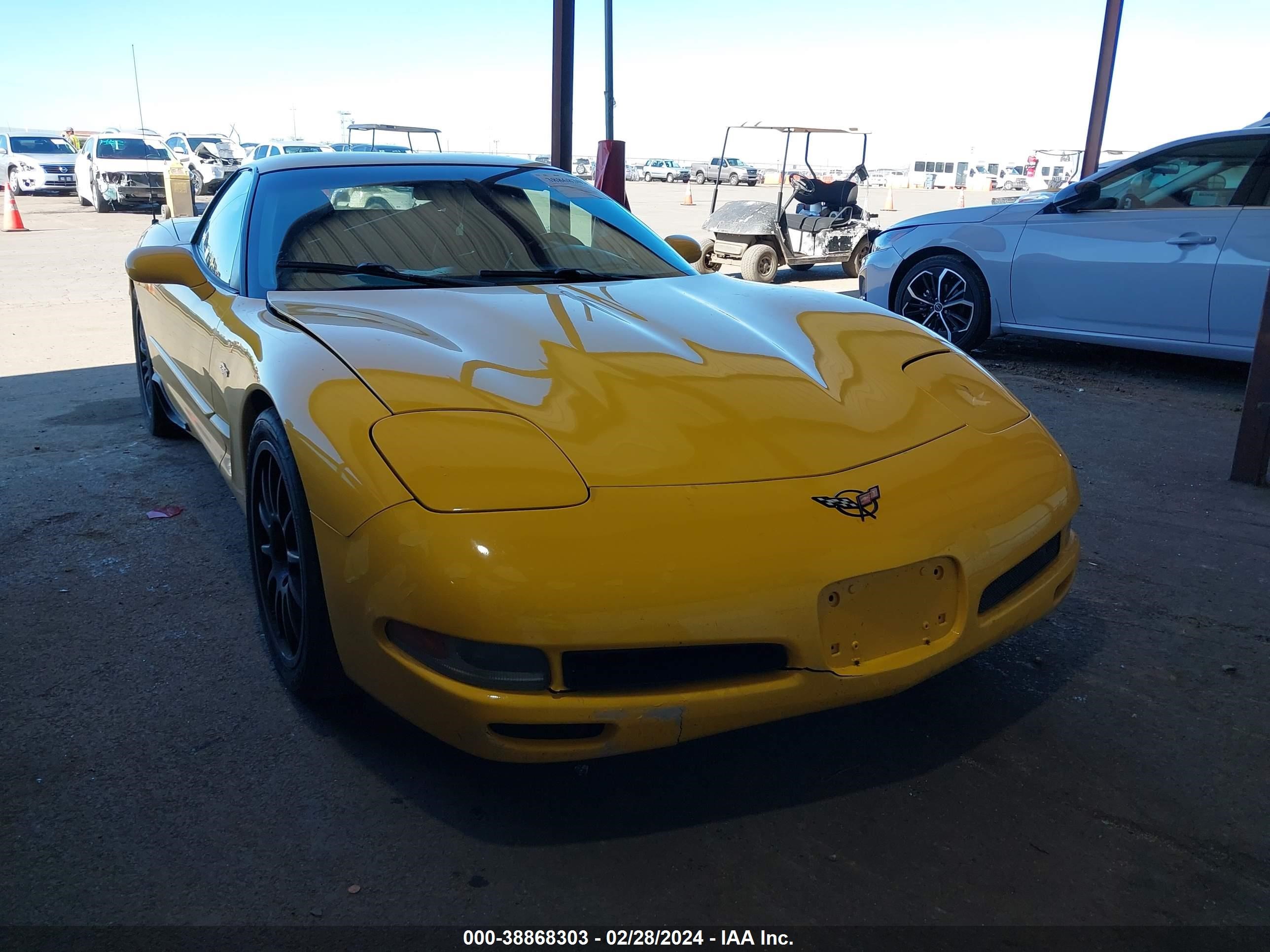 CHEVROLET CORVETTE 2002 1g1yy12s925135153