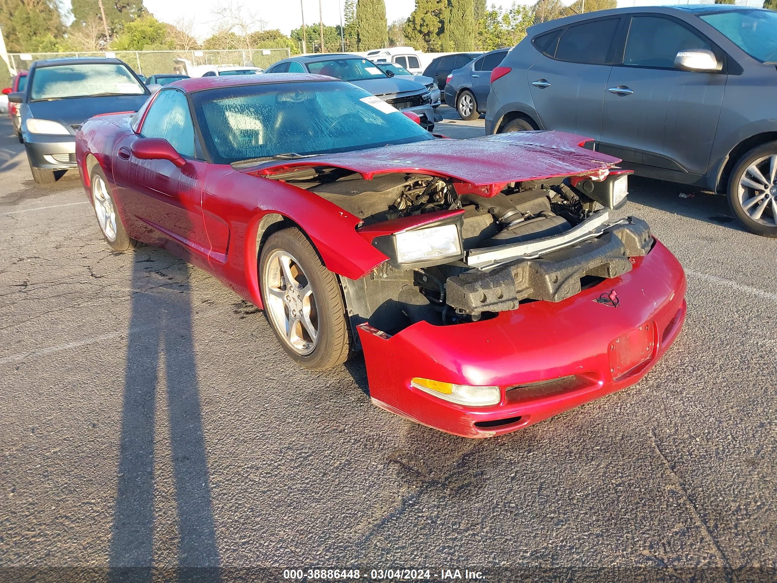 CHEVROLET CORVETTE 2004 1g1yy22g345102394