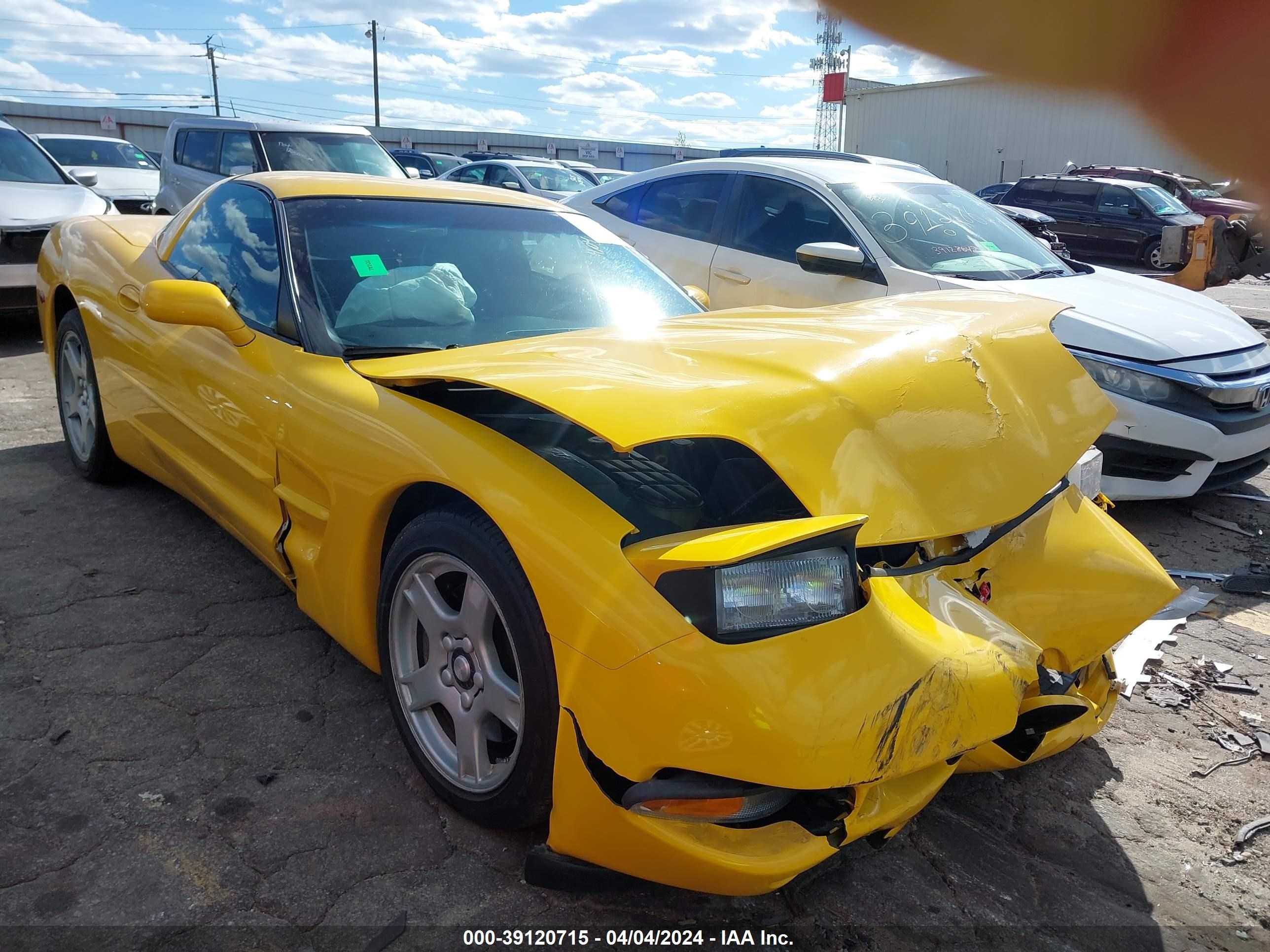 CHEVROLET CORVETTE 2001 1g1yy22g415103629