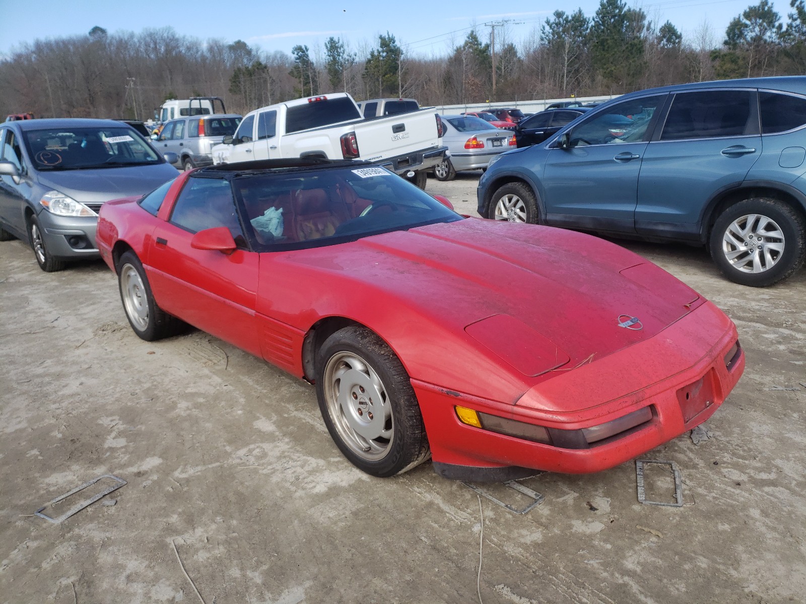 CHEVROLET CORVETTE 1992 1g1yy23p8n5119496