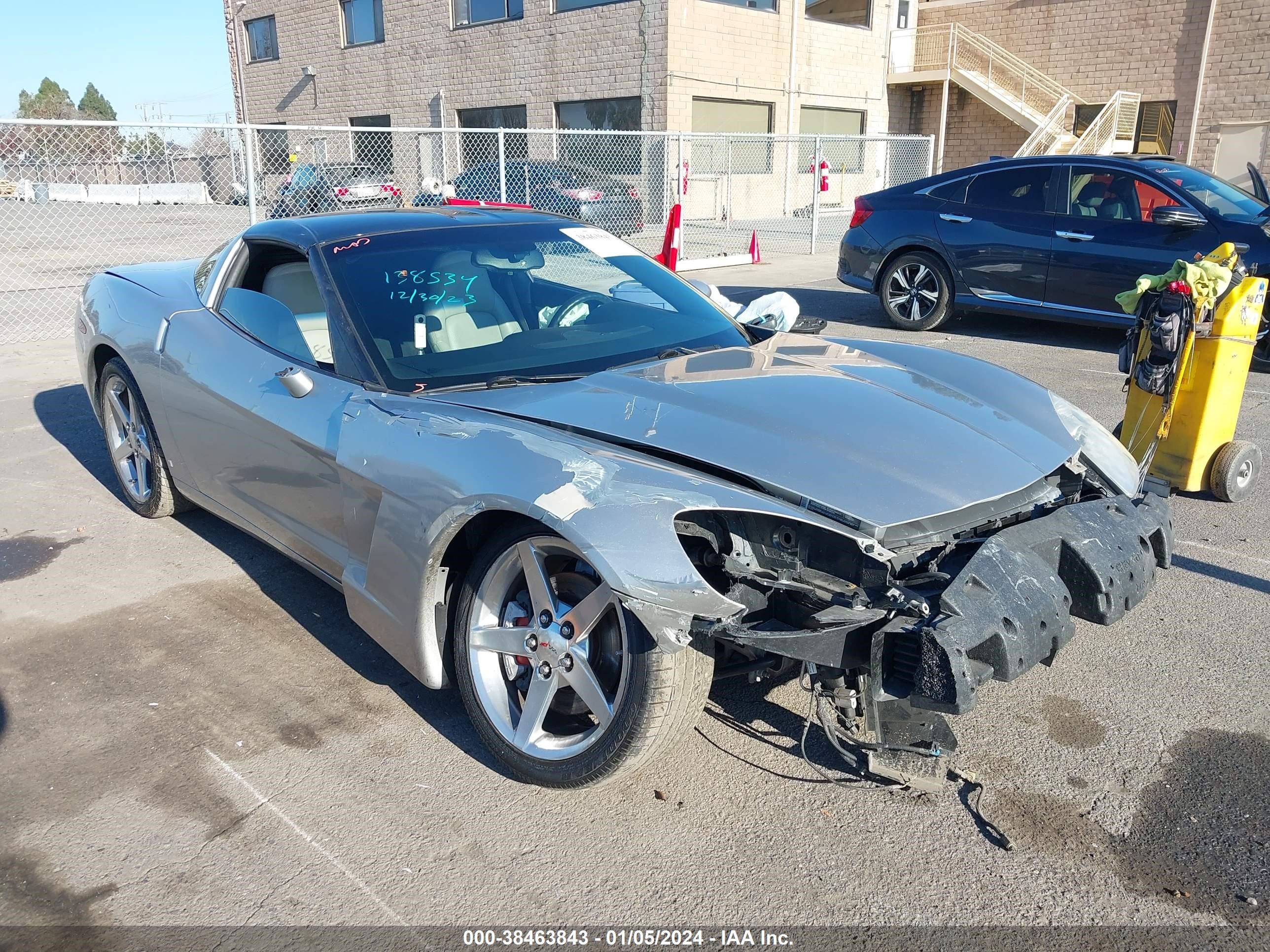 CHEVROLET CORVETTE 2007 1g1yy26u375105557