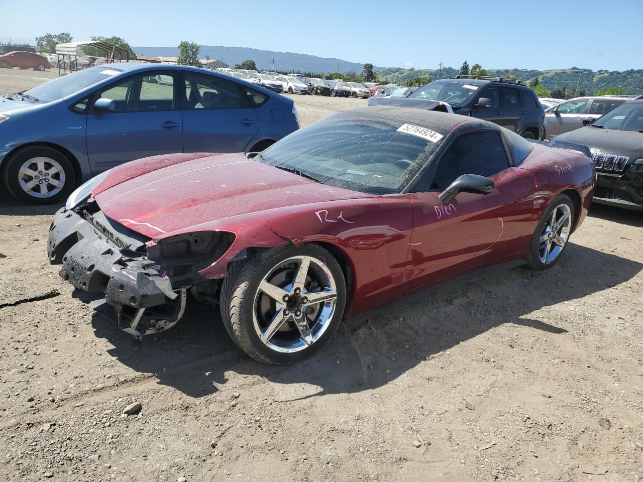 CHEVROLET CORVETTE 2007 1g1yy26u775114035