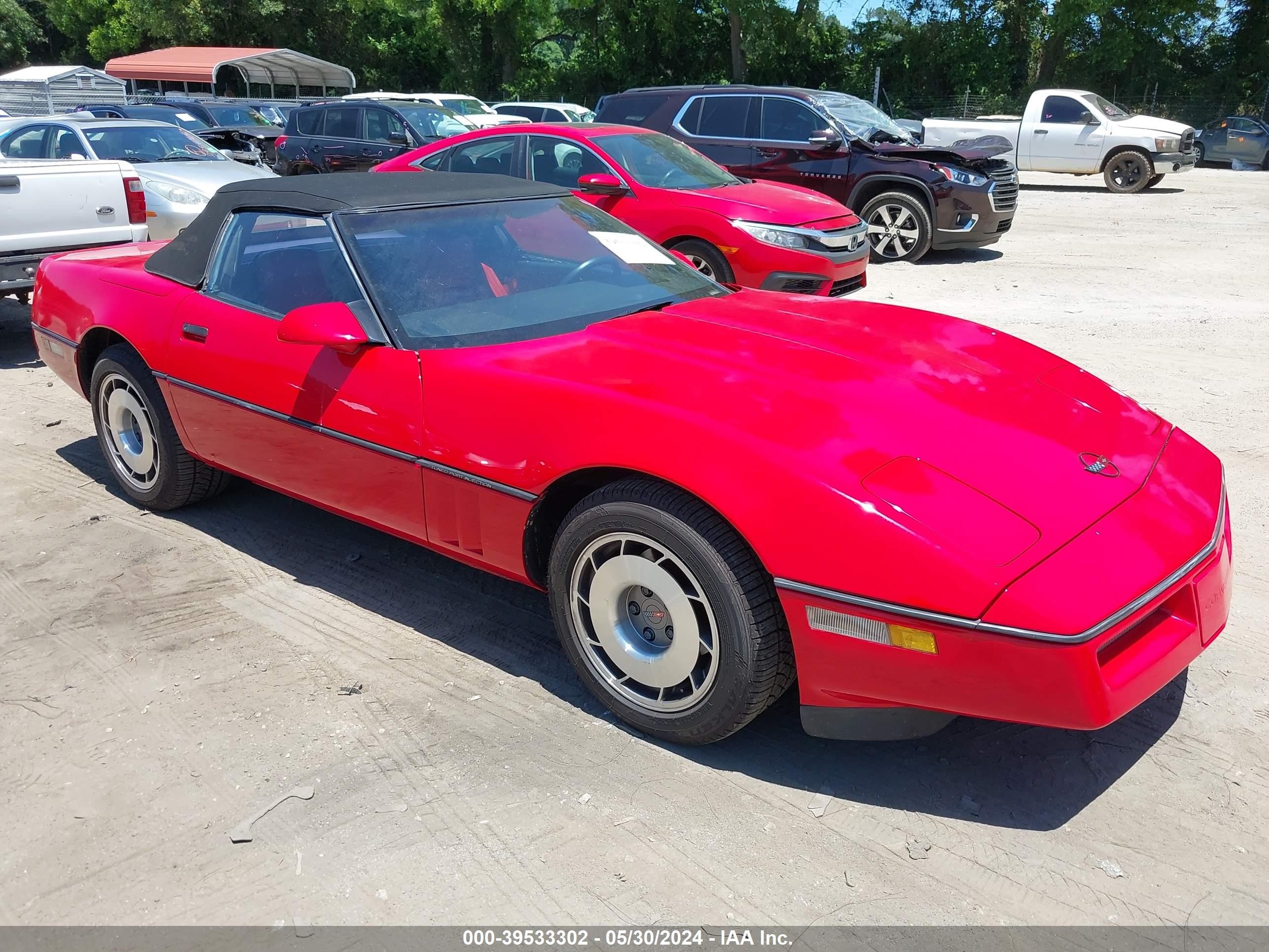 CHEVROLET CORVETTE 1987 1g1yy3188h5104535