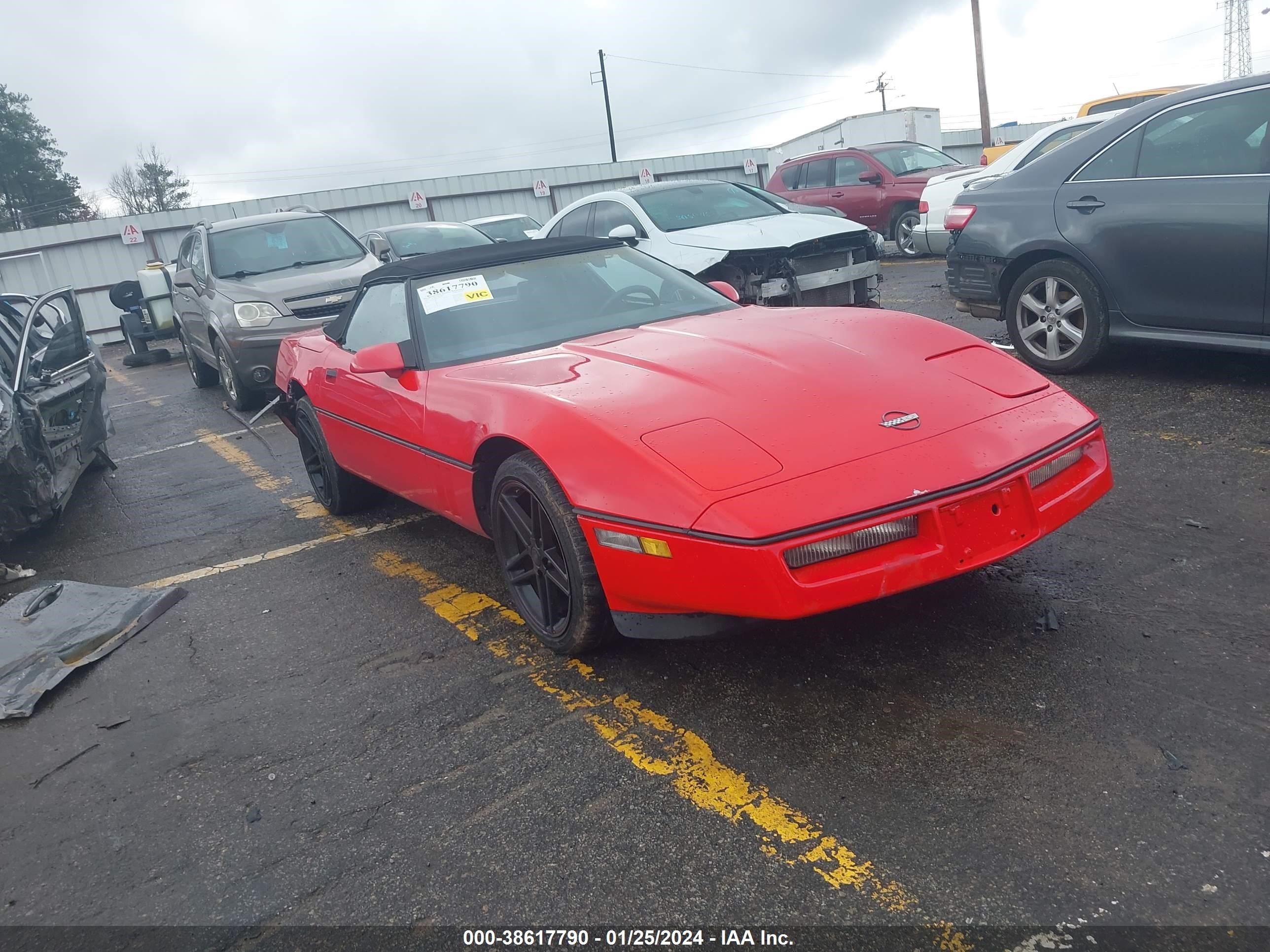 CHEVROLET CORVETTE 1989 1g1yy3188k5100170