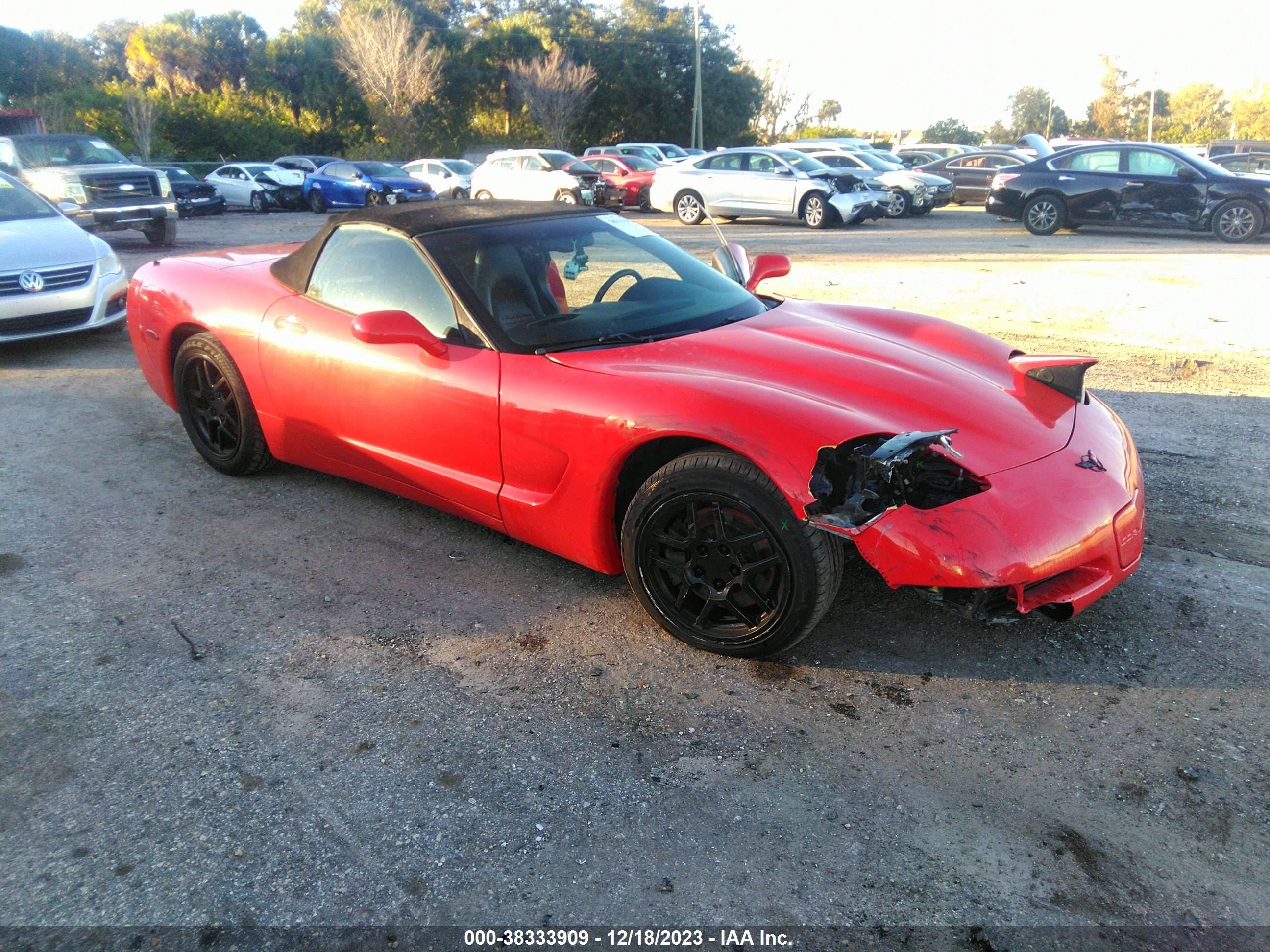 CHEVROLET CORVETTE 2001 1g1yy32g515131316