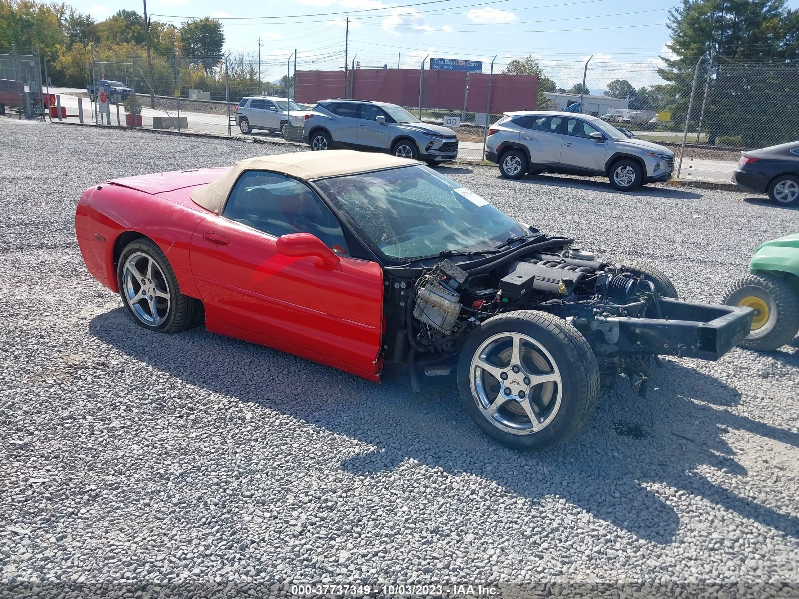 CHEVROLET CORVETTE 2001 1g1yy32g815129561