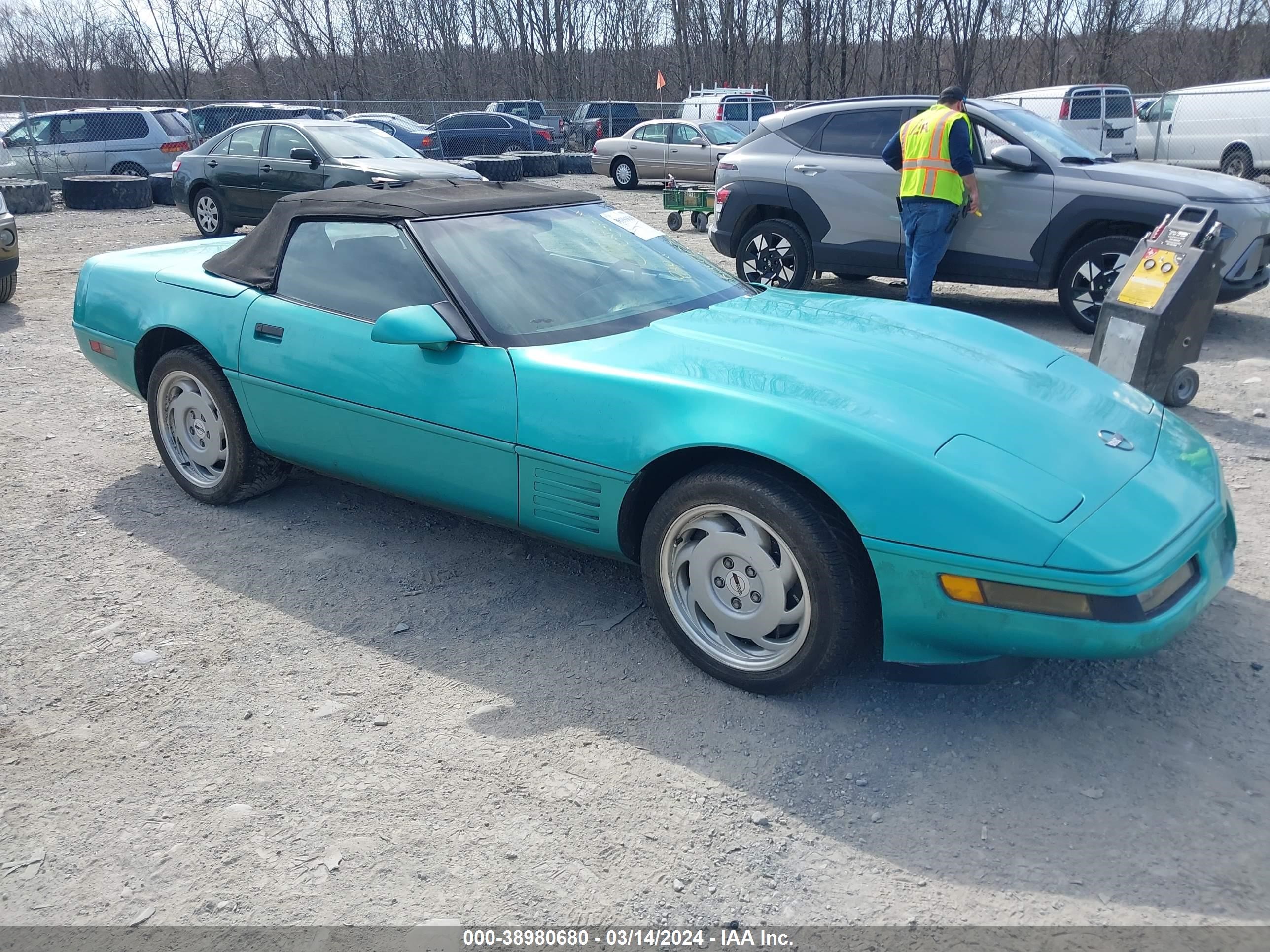 CHEVROLET CORVETTE 1991 1g1yy3389m5103644