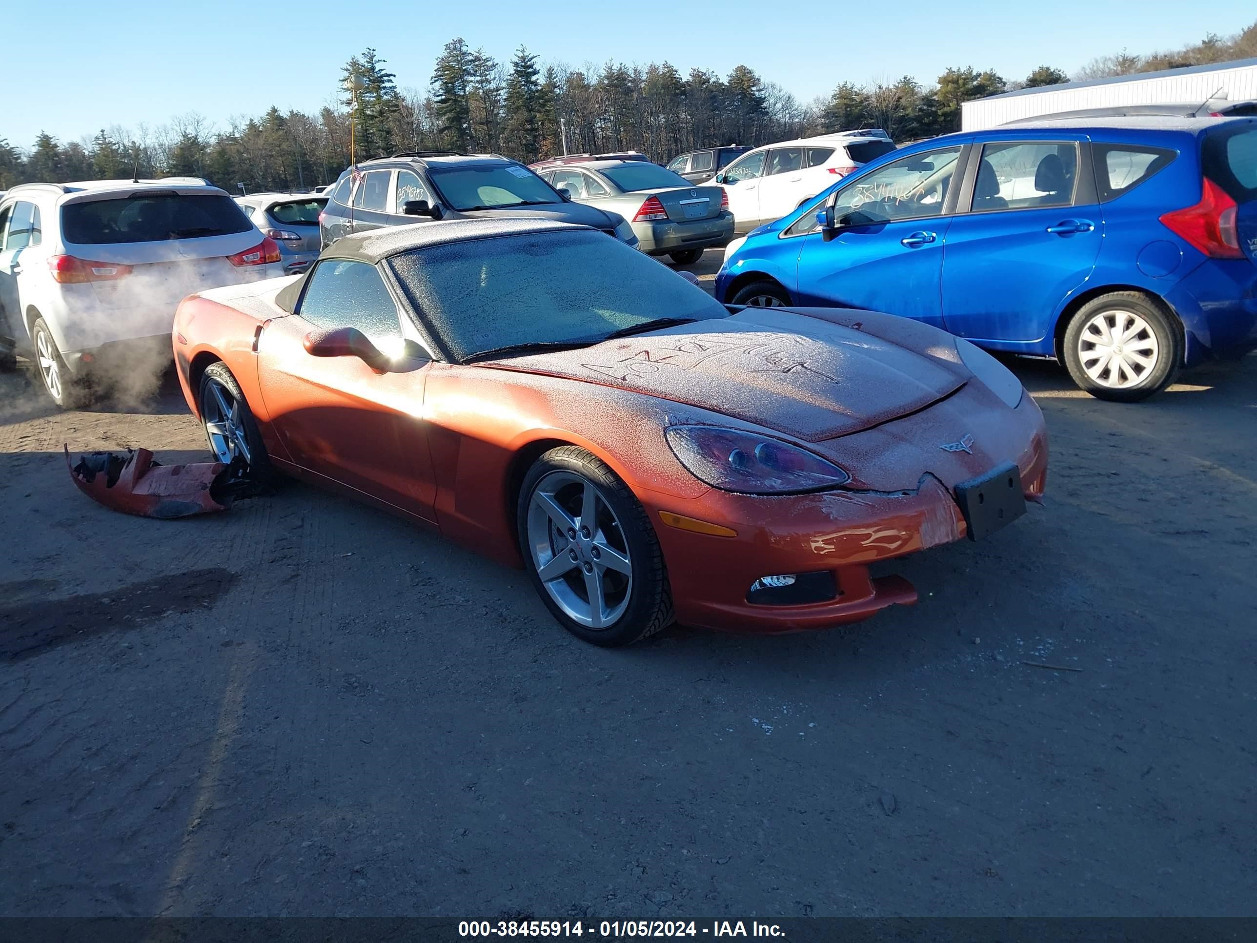 CHEVROLET CORVETTE 2005 1g1yy34u255124011