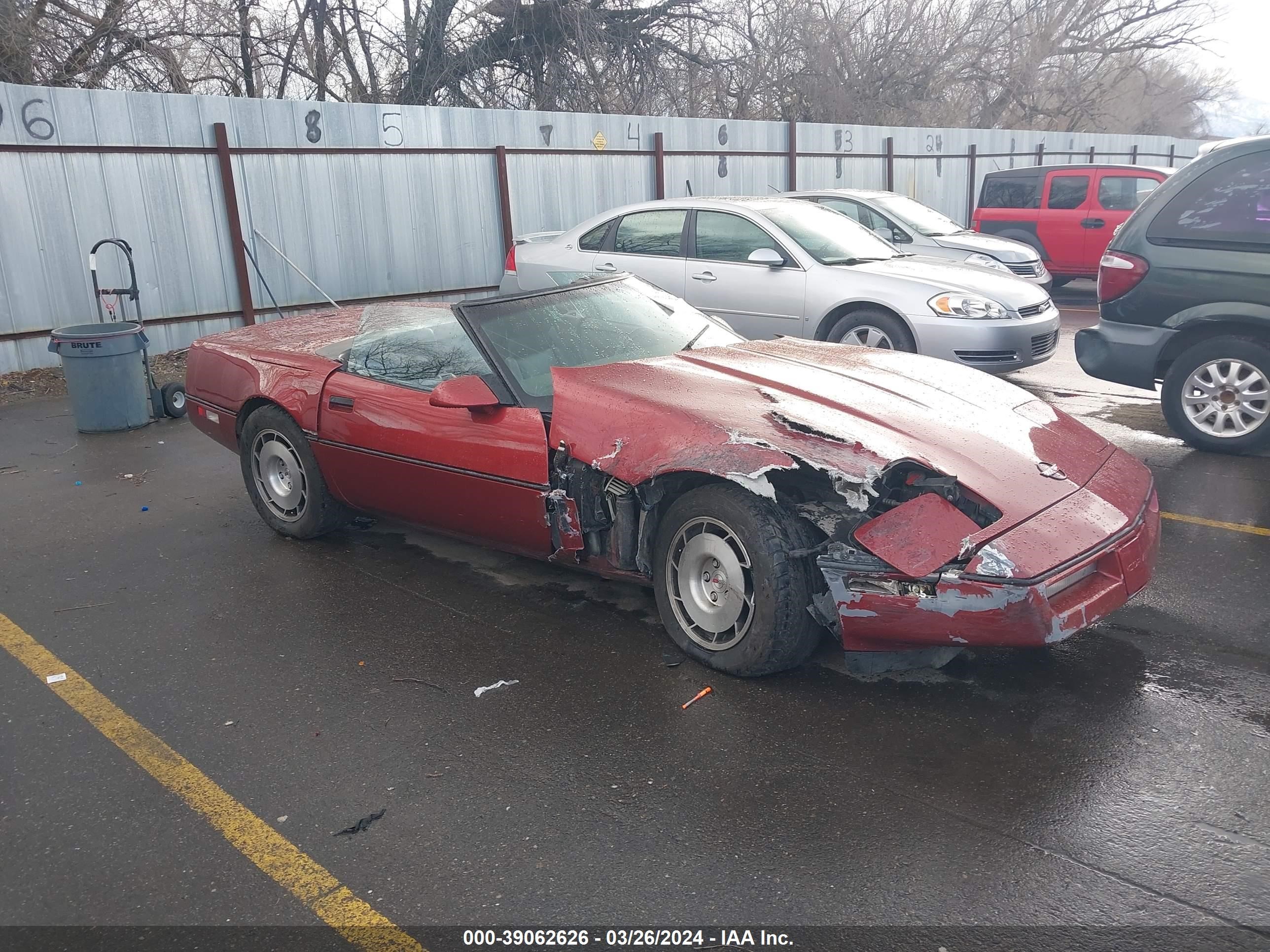 CHEVROLET CORVETTE 1986 1g1yy6789g5905739