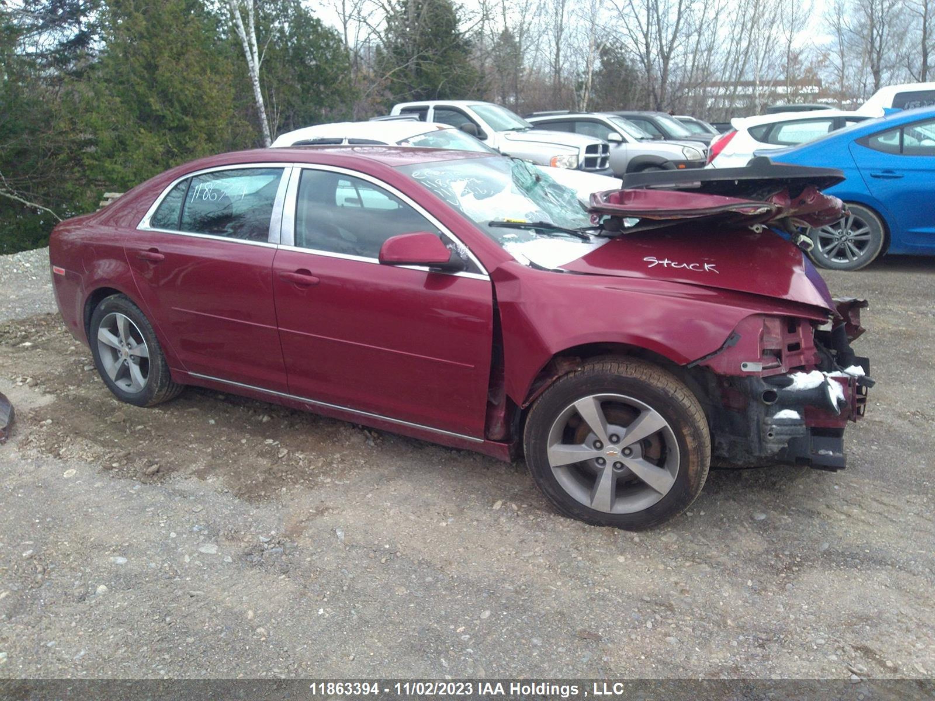 CHEVROLET MALIBU 2011 1g1zc5eu6bf306328