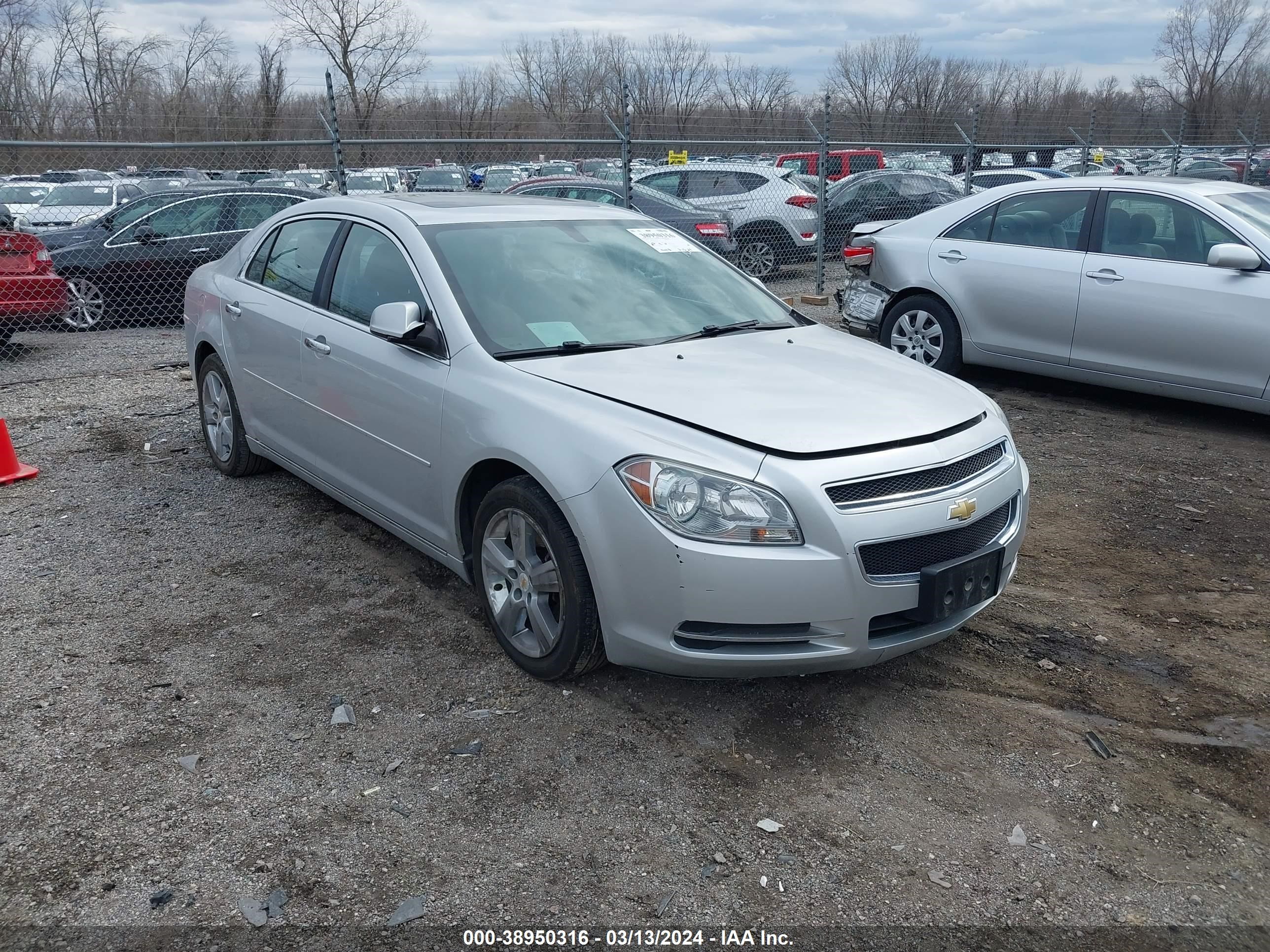 CHEVROLET MALIBU 2012 1g1zd5e12cf100072