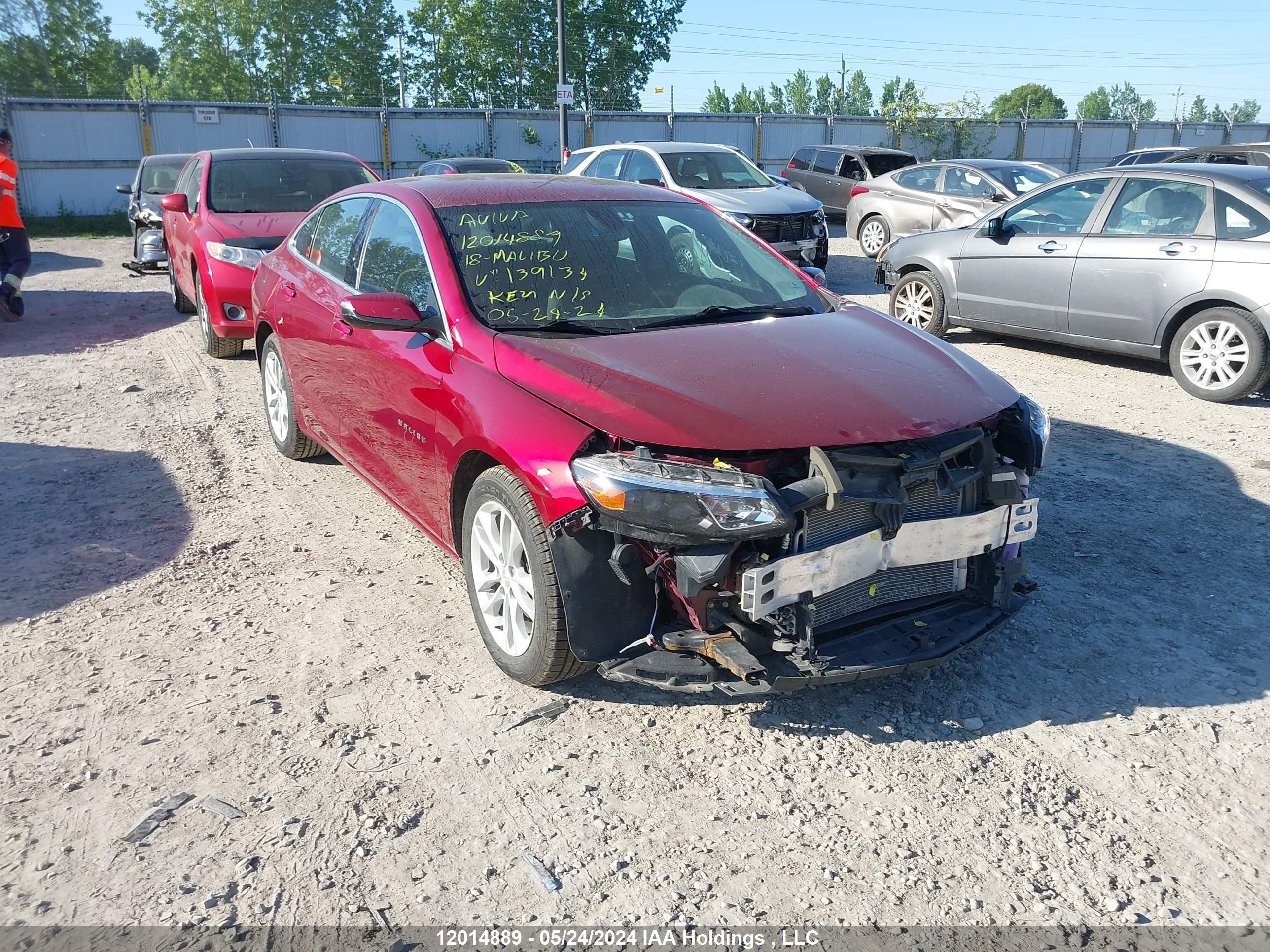 CHEVROLET MALIBU 2018 1g1zd5st2jf139134