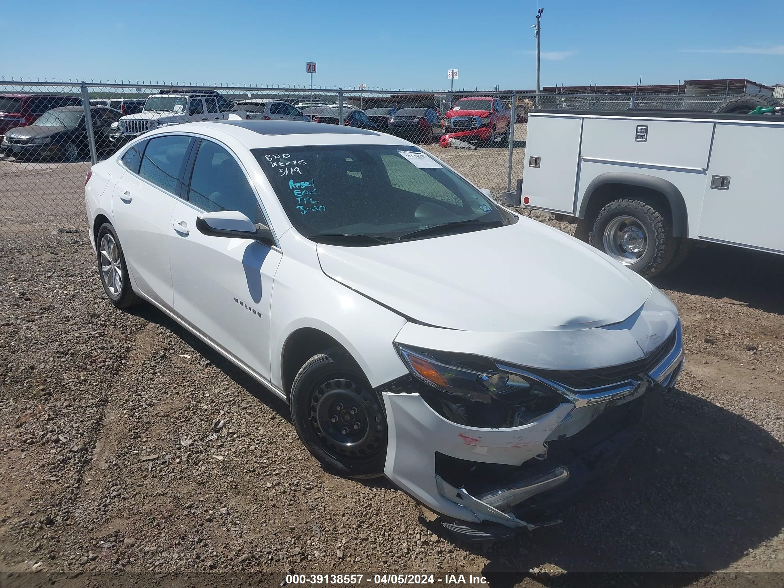 CHEVROLET MALIBU 2021 1g1zd5st3mf051049