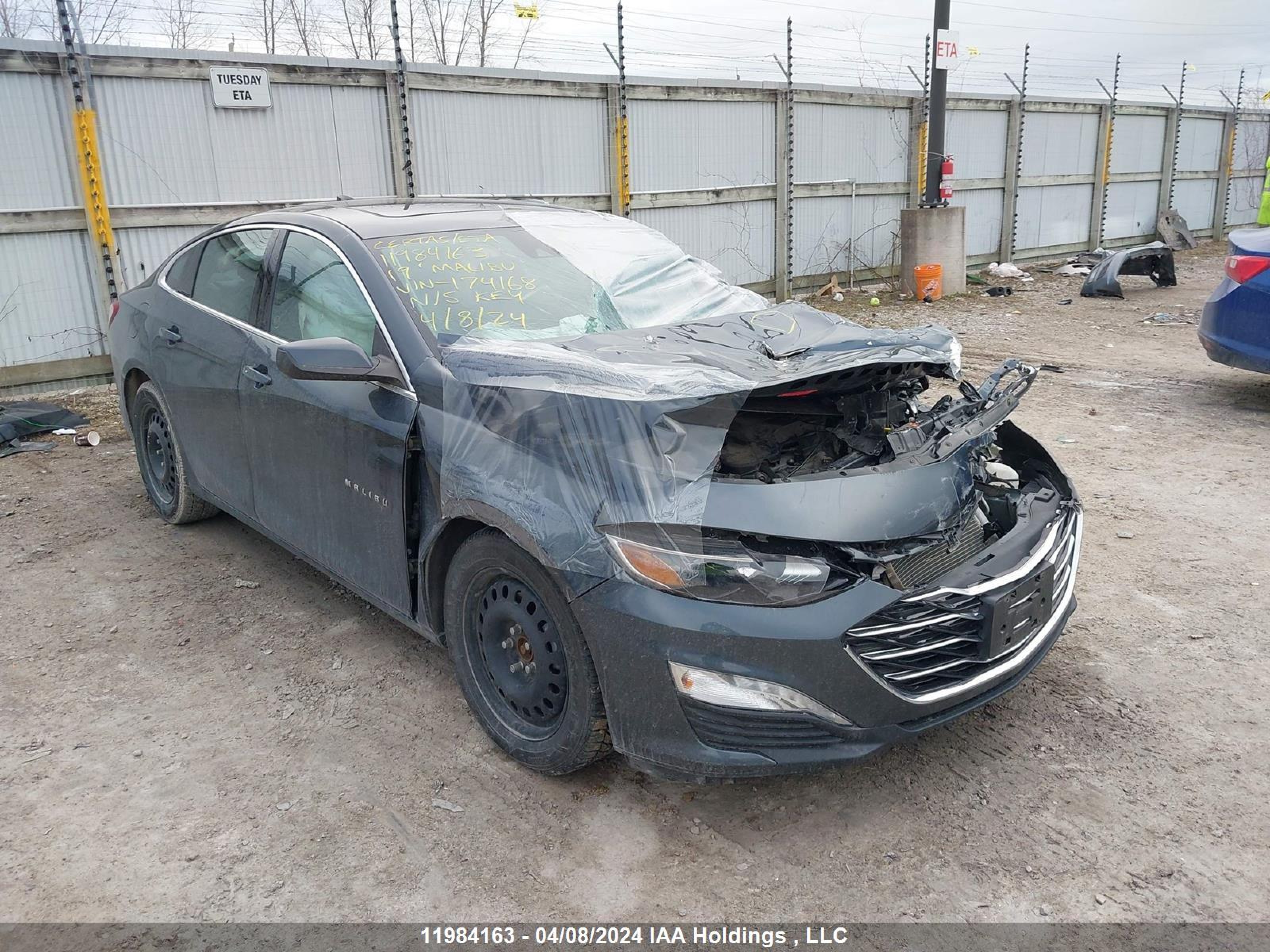 CHEVROLET MALIBU 2019 1g1zd5st5kf174168