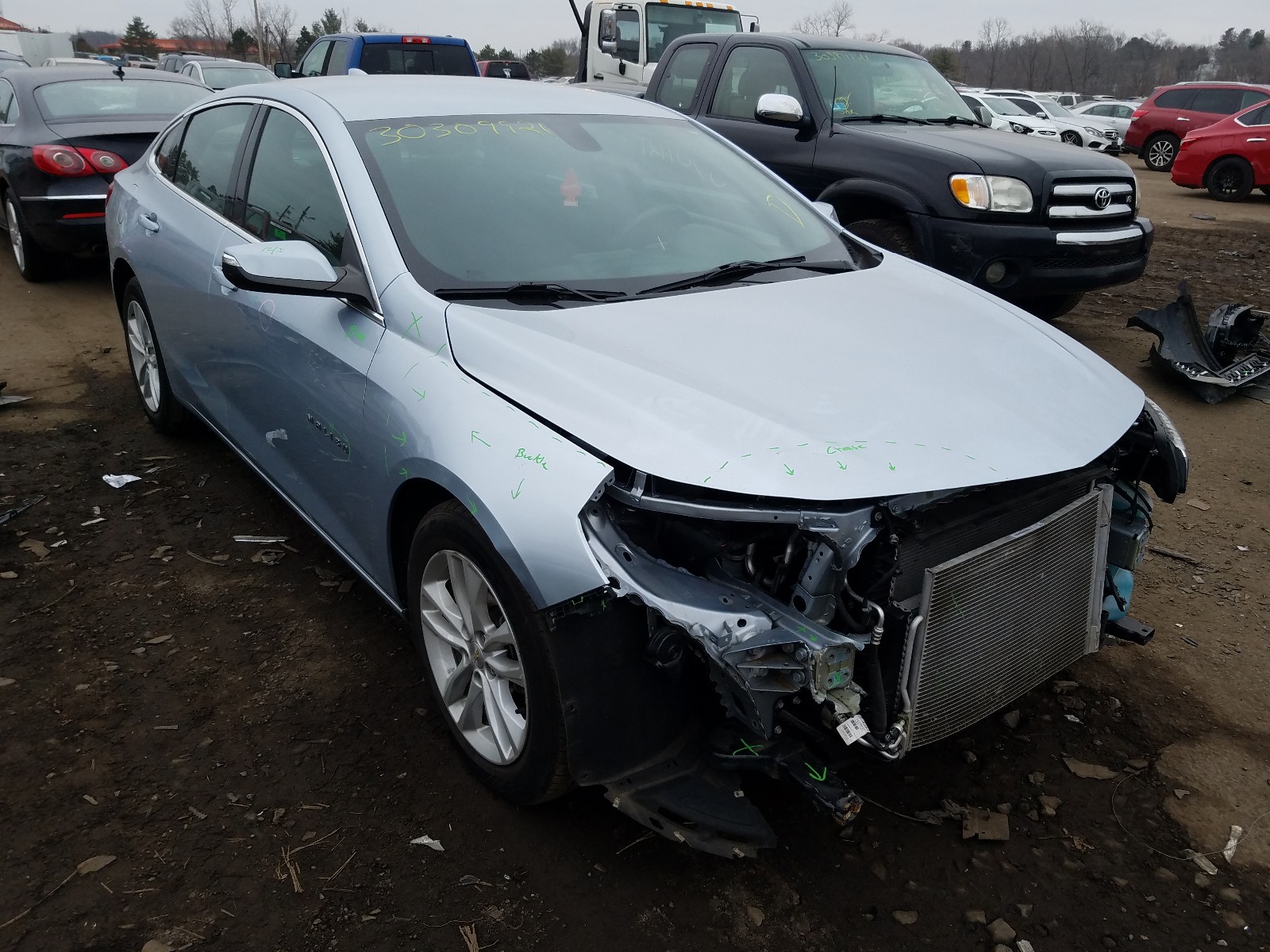 CHEVROLET MALIBU LT 2018 1g1zd5st6jf128394