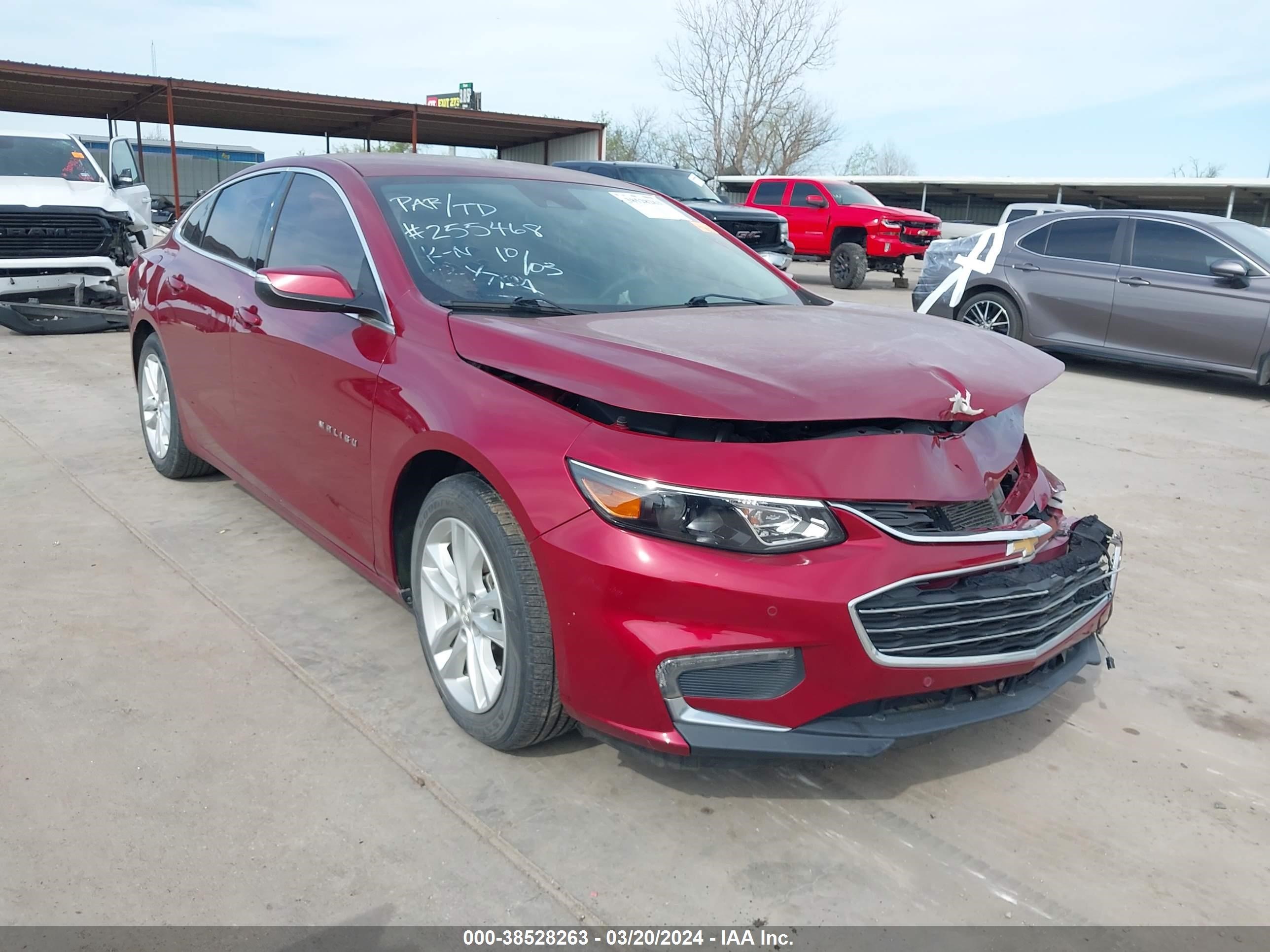 CHEVROLET MALIBU 2018 1g1zd5st8jf255468