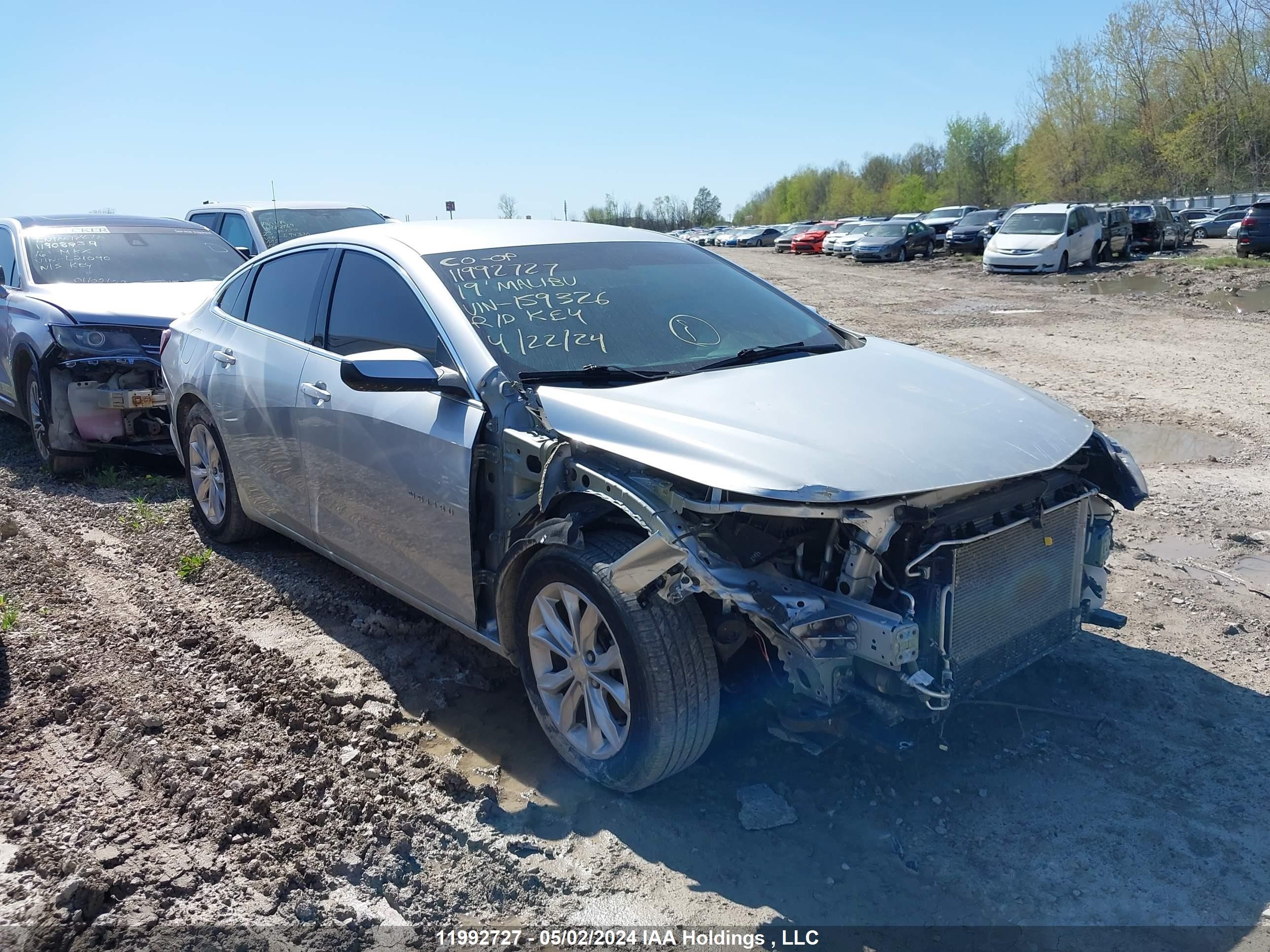 CHEVROLET MALIBU 2019 1g1zd5stxkf159326