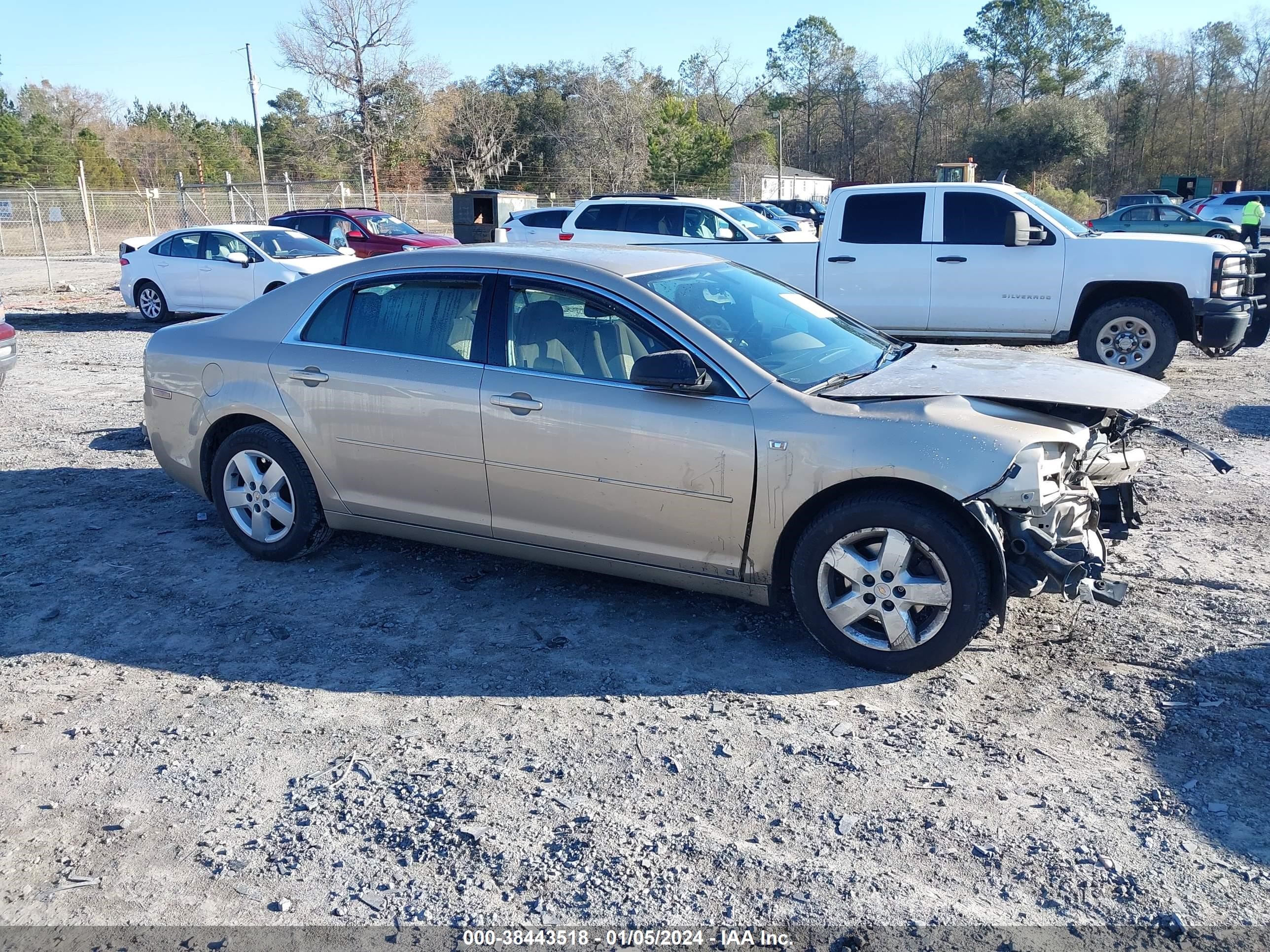 CHEVROLET MALIBU 2008 1g1zg57b08f236446