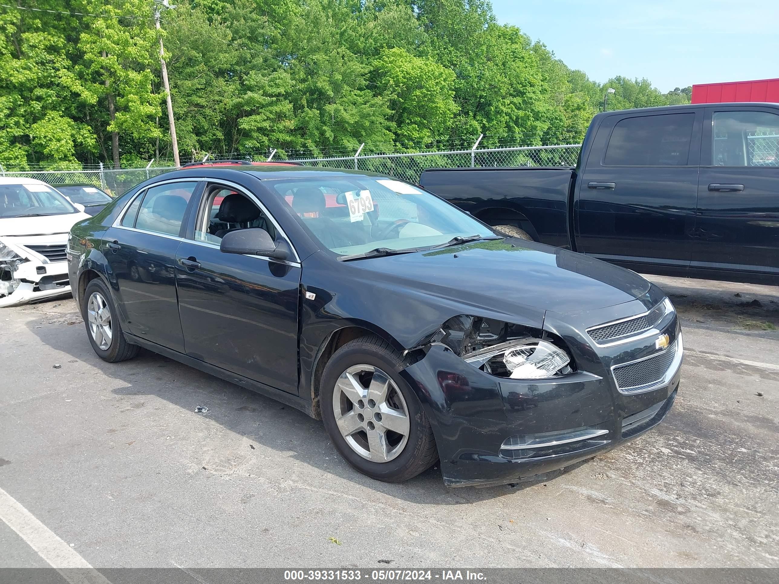 CHEVROLET MALIBU 2008 1g1zg57b78f232622