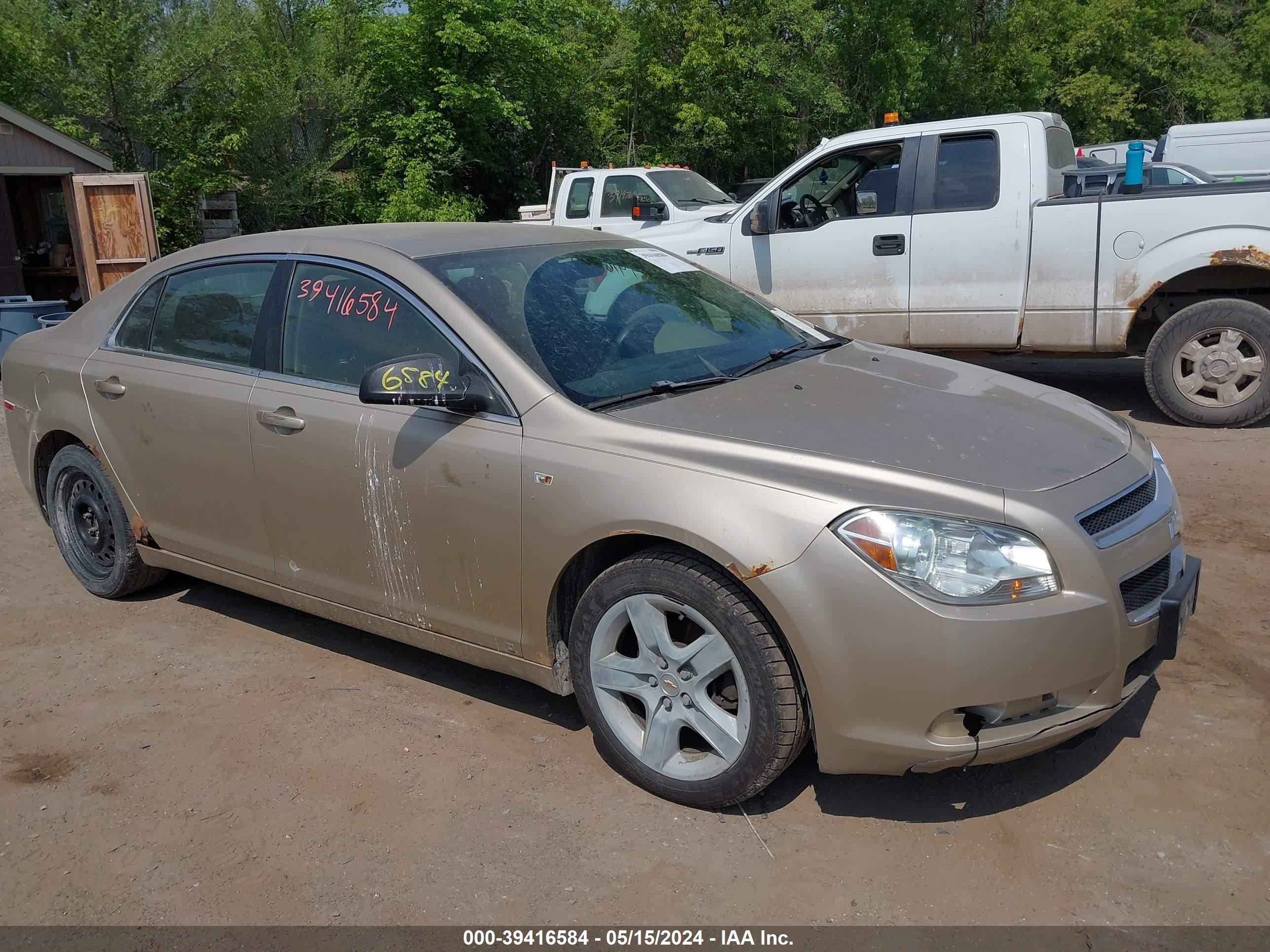 CHEVROLET MALIBU 2008 1g1zg57n98f196507