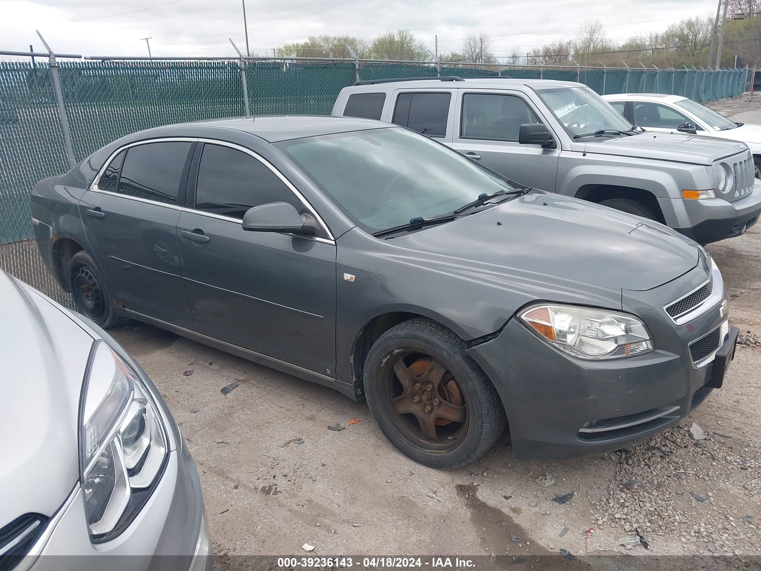 CHEVROLET MALIBU 2008 1g1zh57b884287833