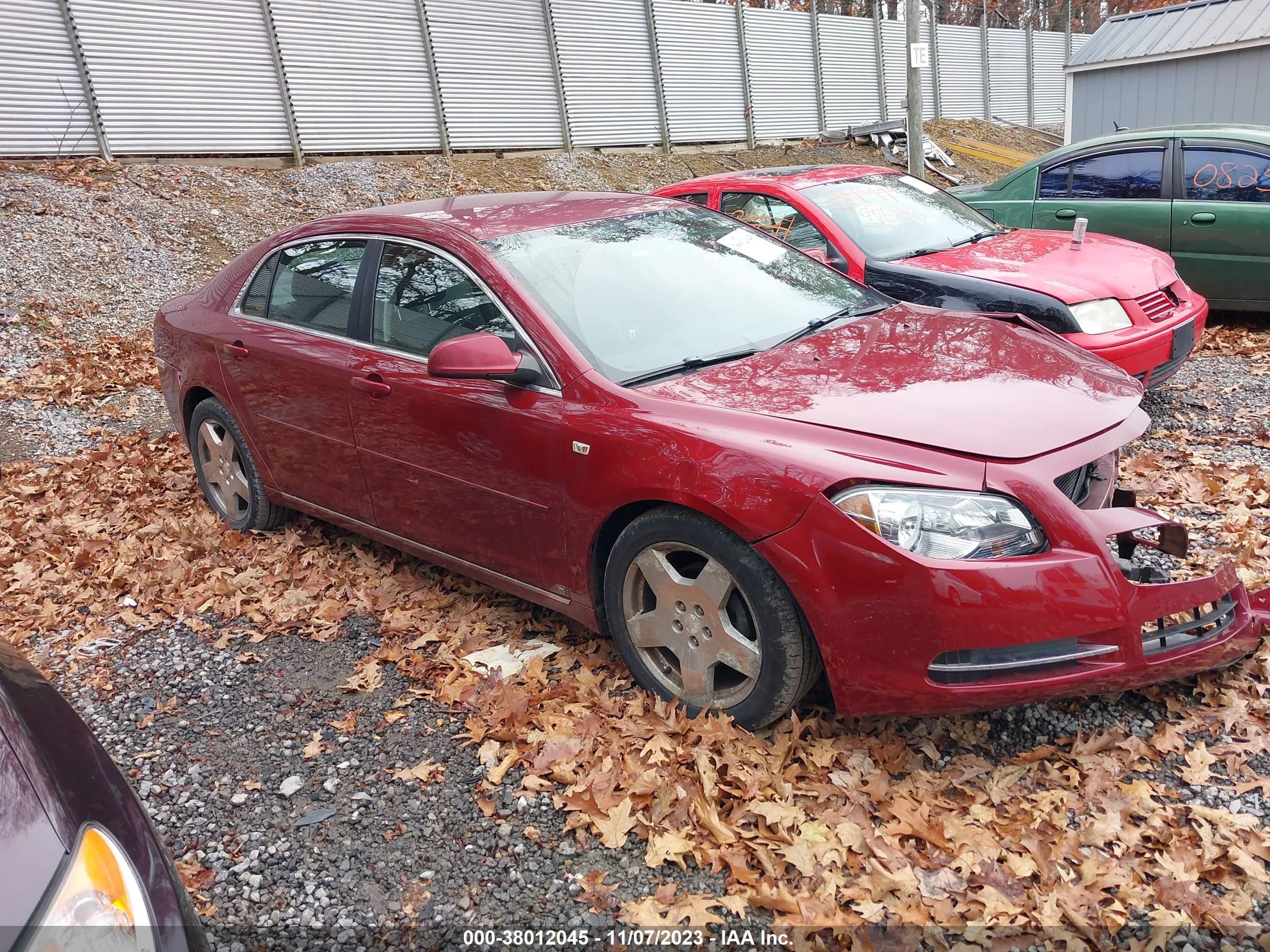 CHEVROLET MALIBU 2008 1g1zj57738f261046