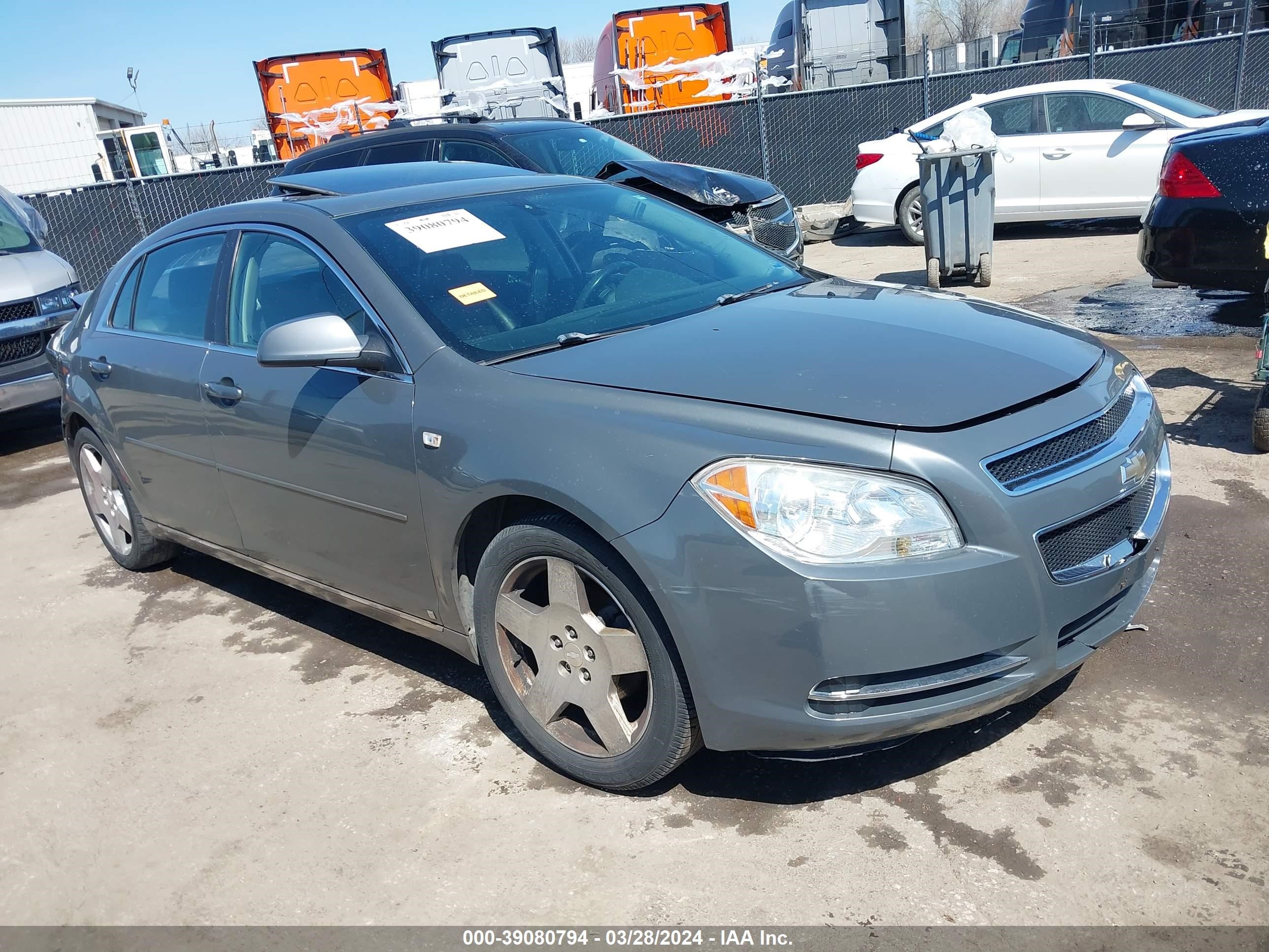 CHEVROLET MALIBU 2008 1g1zj57778f257159