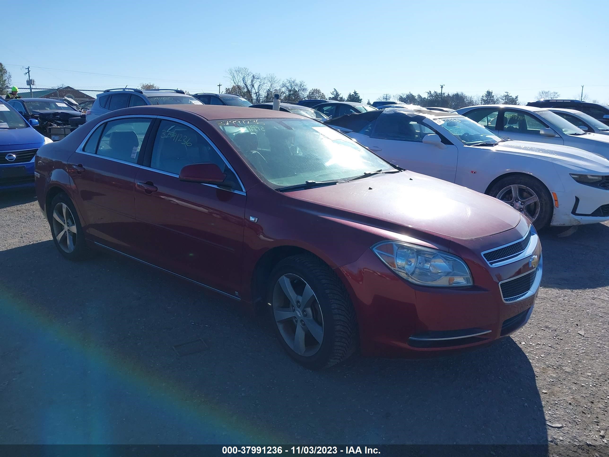 CHEVROLET MALIBU 2008 1g1zj57b58f267127