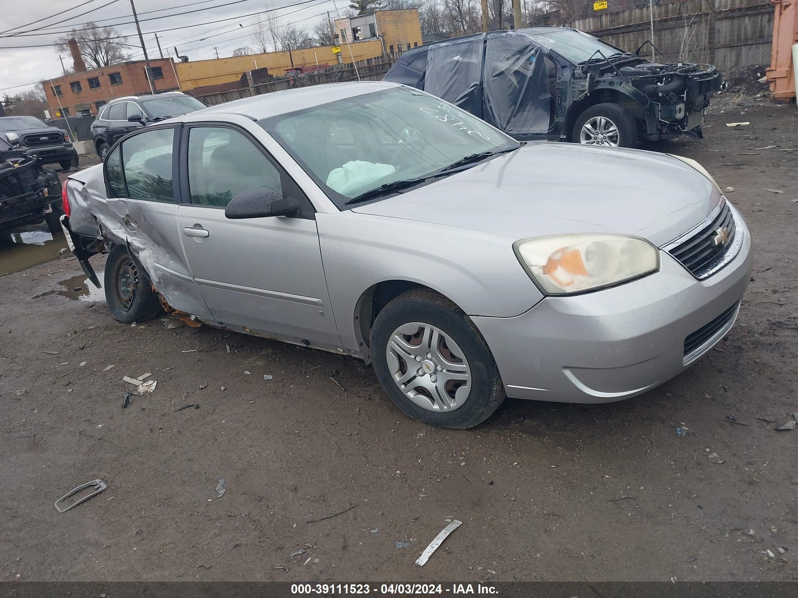 CHEVROLET MALIBU 2006 1g1zs51f36f282487