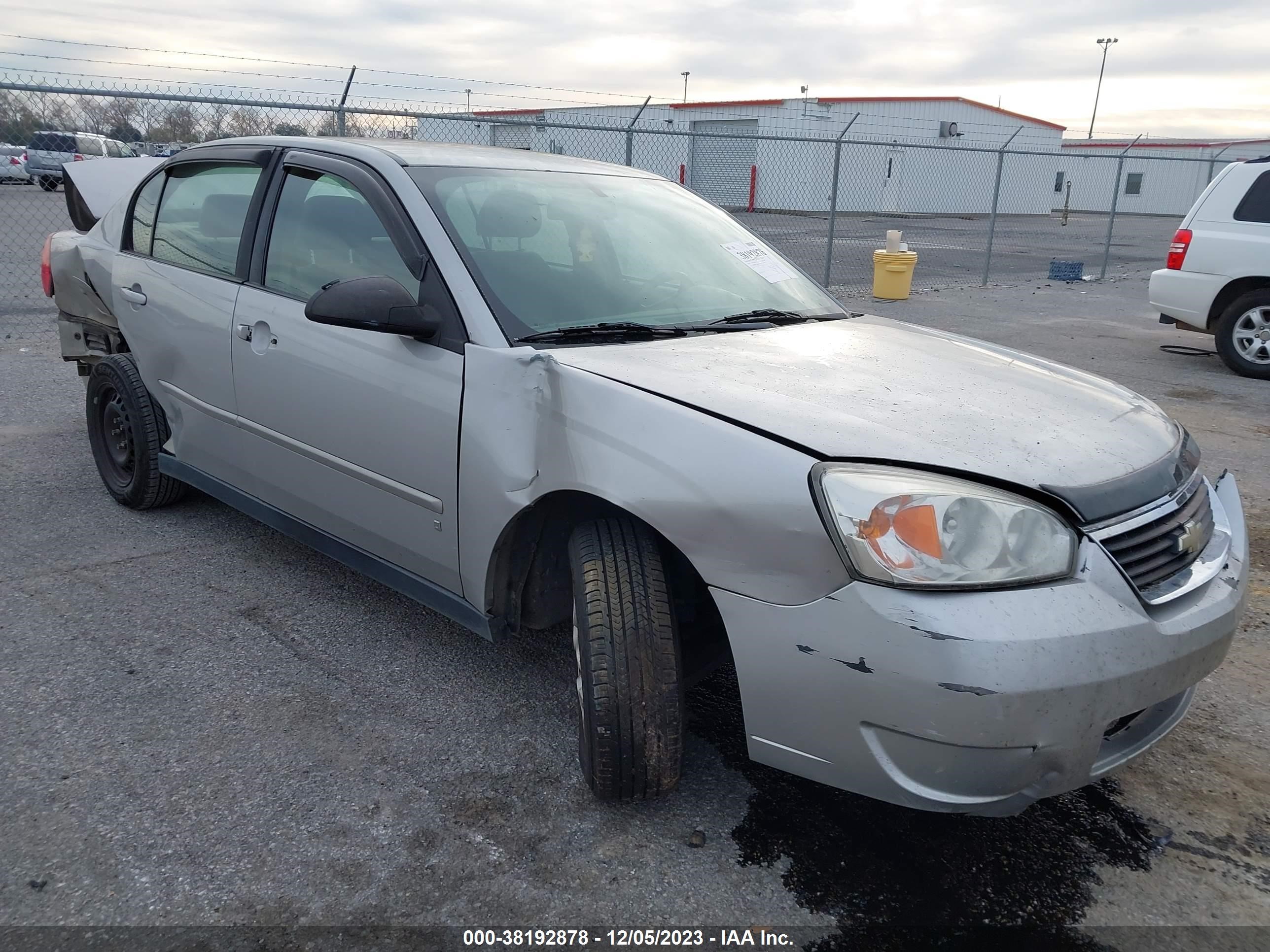 CHEVROLET MALIBU 2006 1g1zs51f66f226608