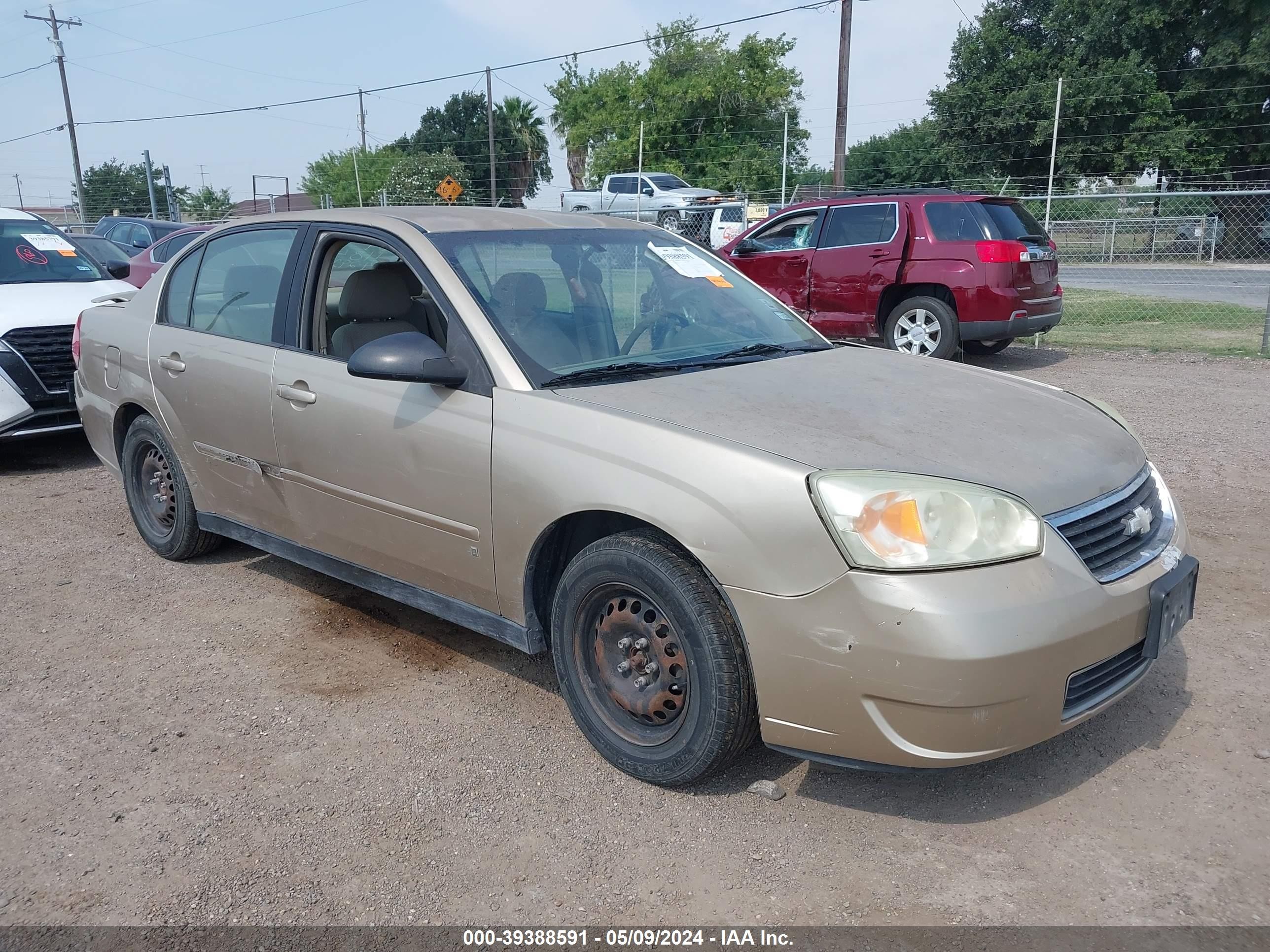 CHEVROLET MALIBU 2006 1g1zs51f96f131184