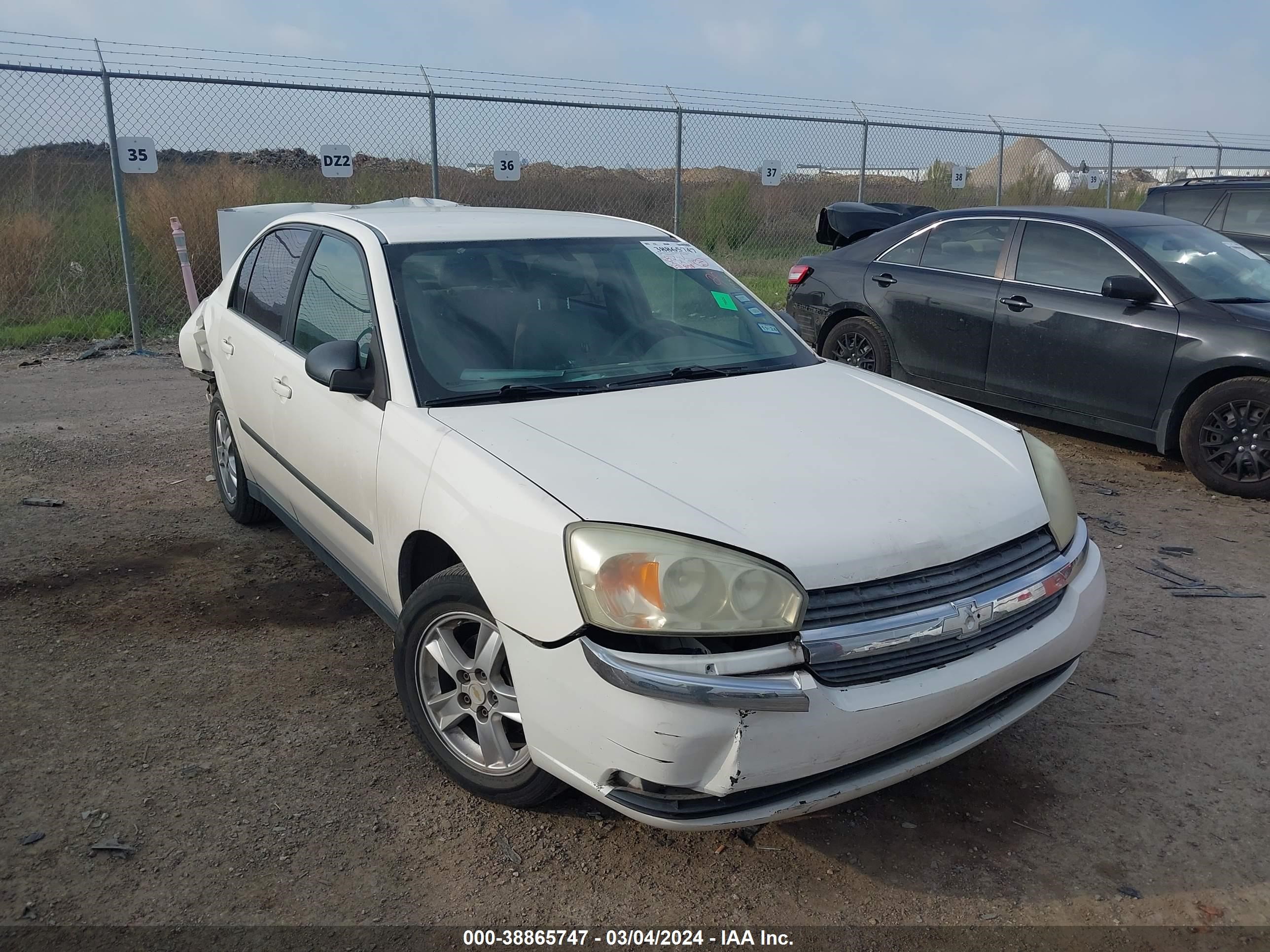 CHEVROLET MALIBU 2005 1g1zs52f25f130035